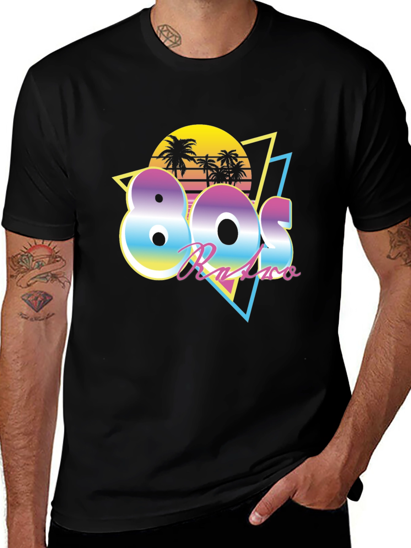 Variant 28 of 80s Retro Style Graphic T-Shirt