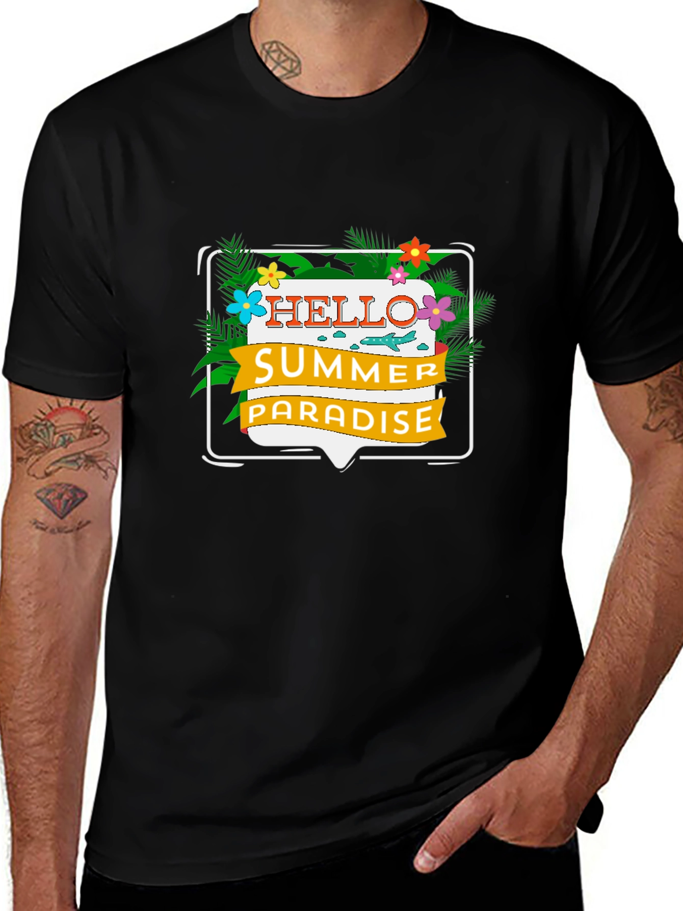 Hello Summer Paradise Graphic Tee