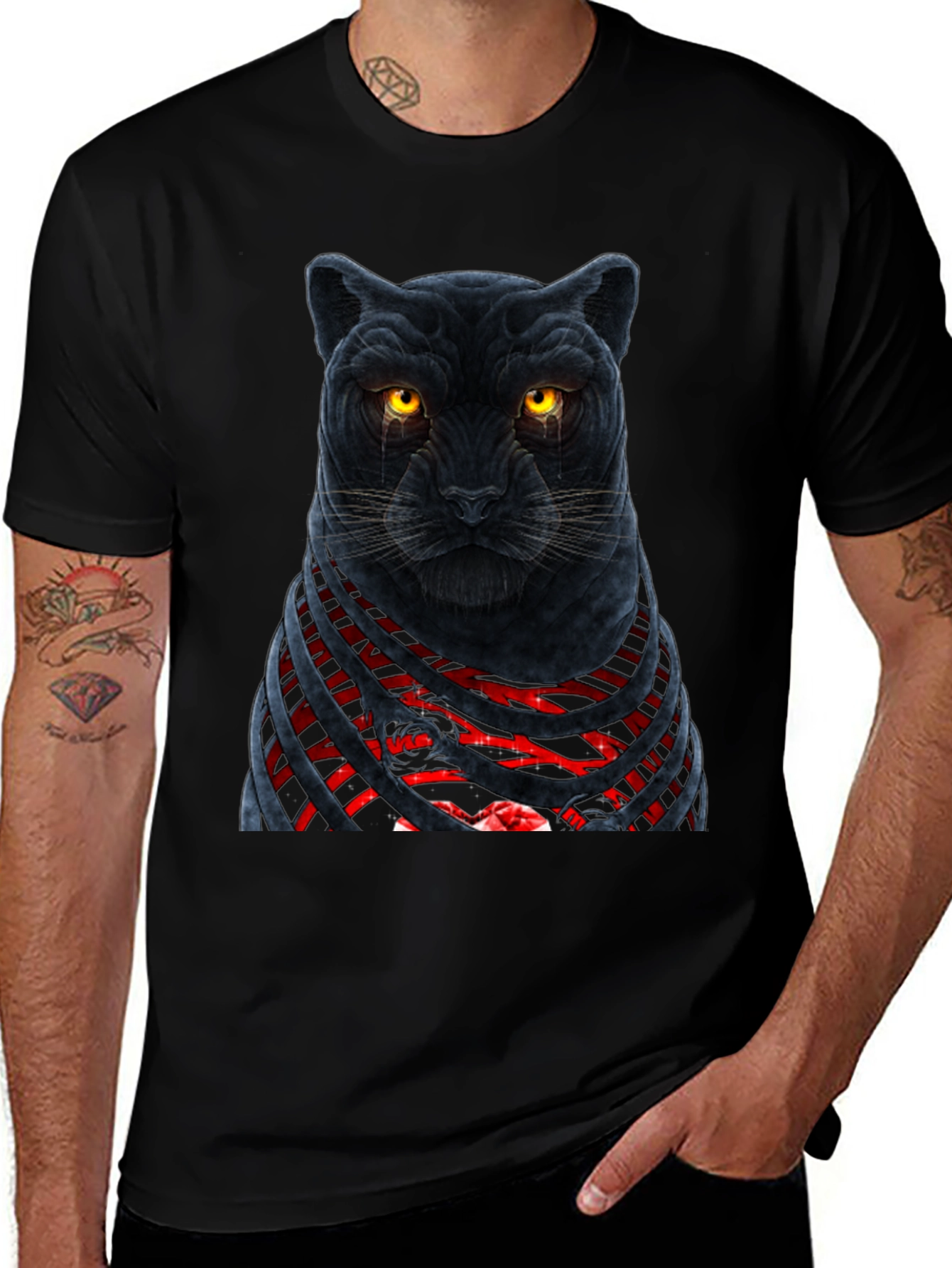 Variant 7 of Black Panther Graphic Tee - Unique Design