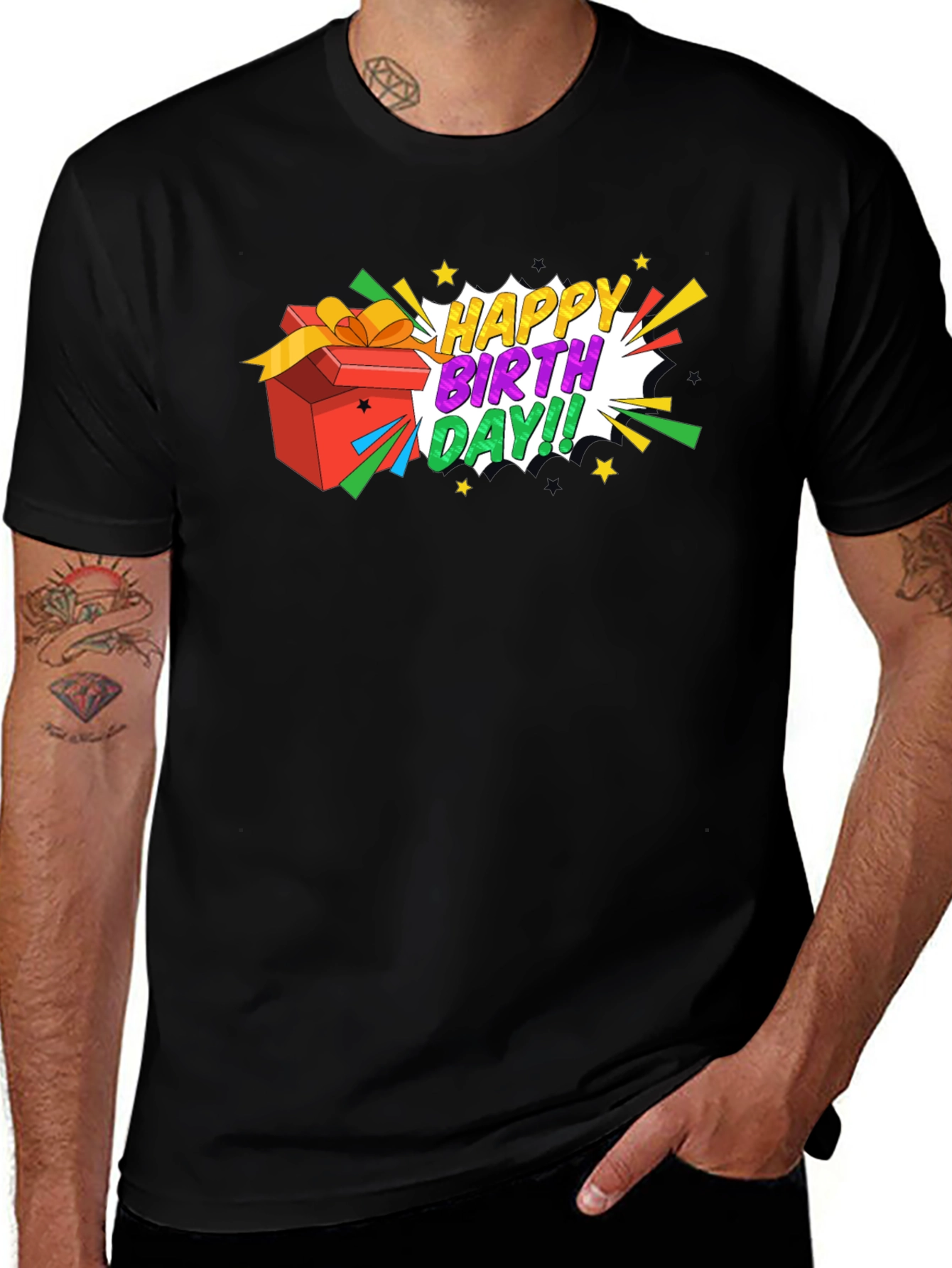 Variant 29 of Happy Birthday Graphic T-Shirt