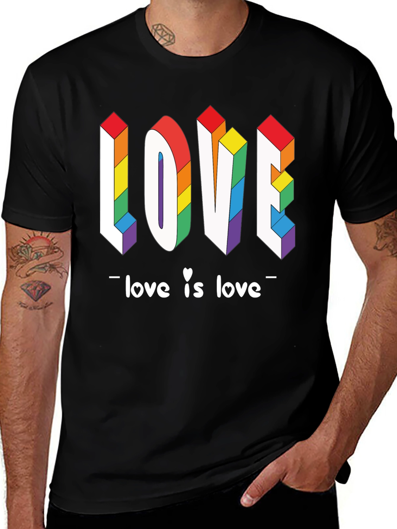 Love is Love Rainbow Pride T-Shirt