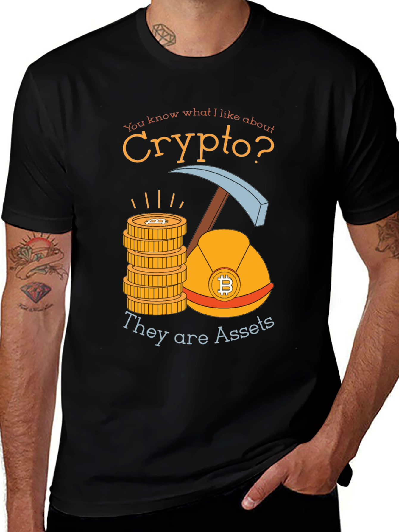 Variant 21 of Crypto Assets Graphic T-Shirt