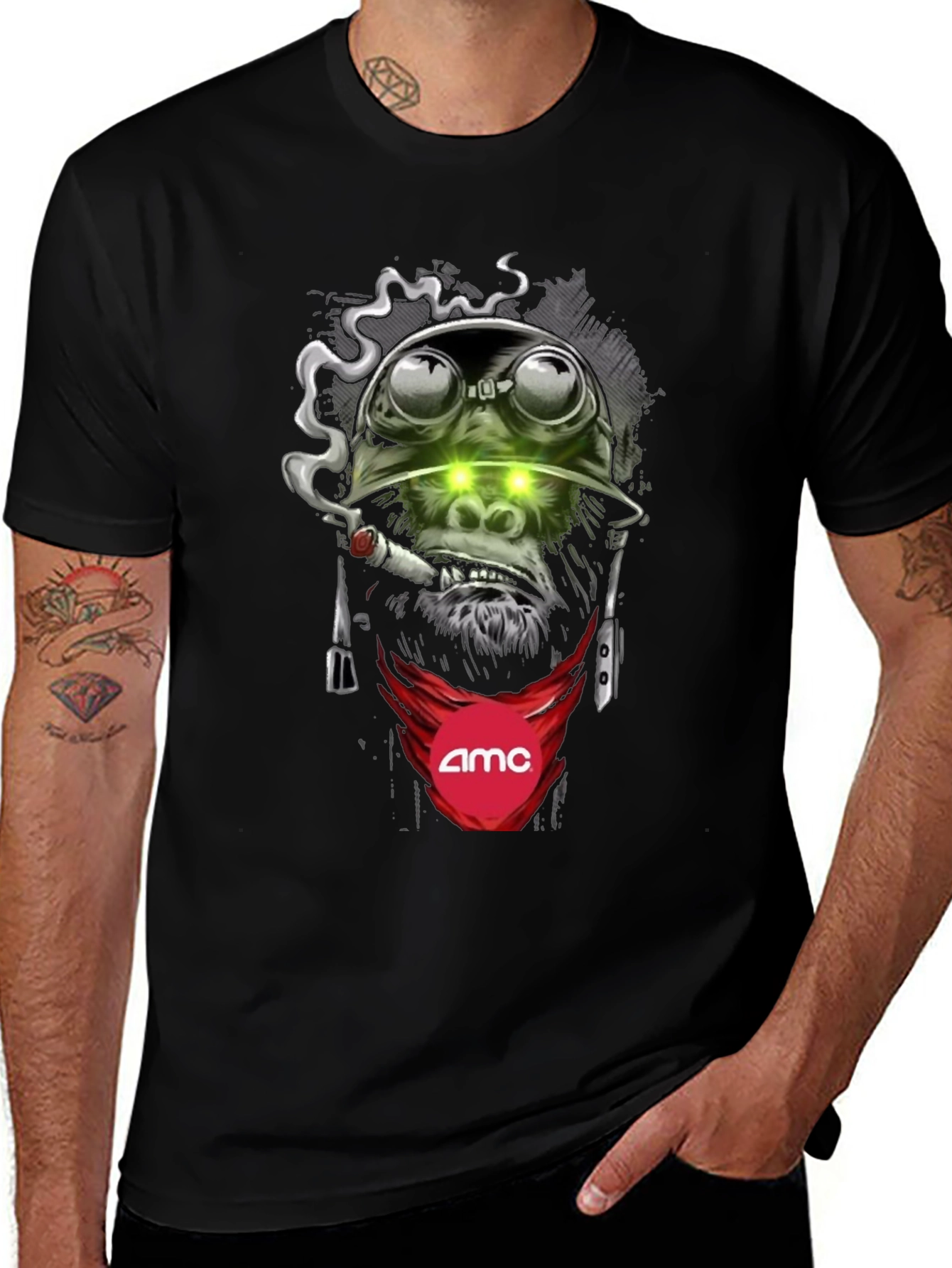 AMC Ape T-Shirt - Gorilla Pilot Design