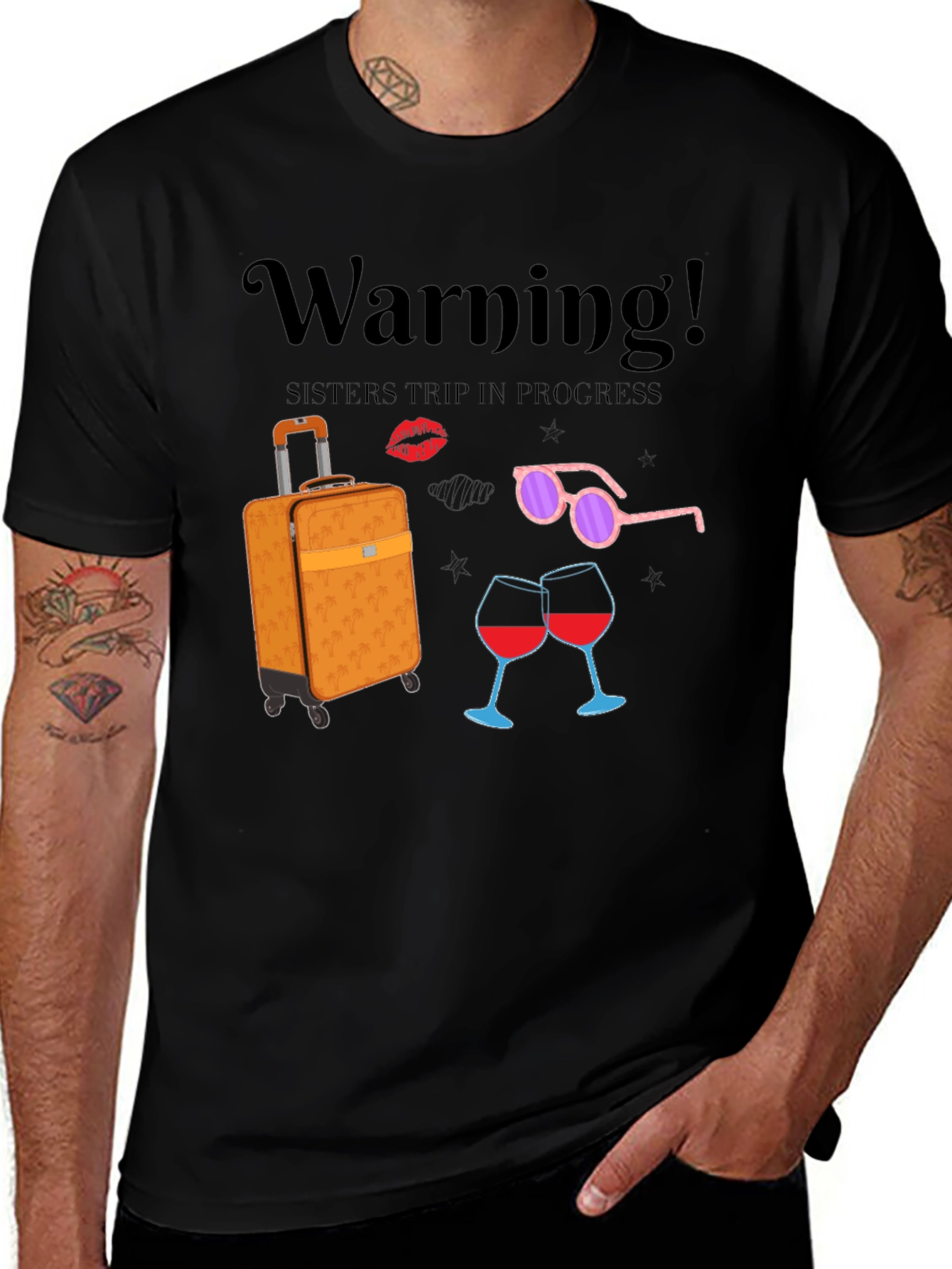 Sisters Trip In Progress Graphic Tee