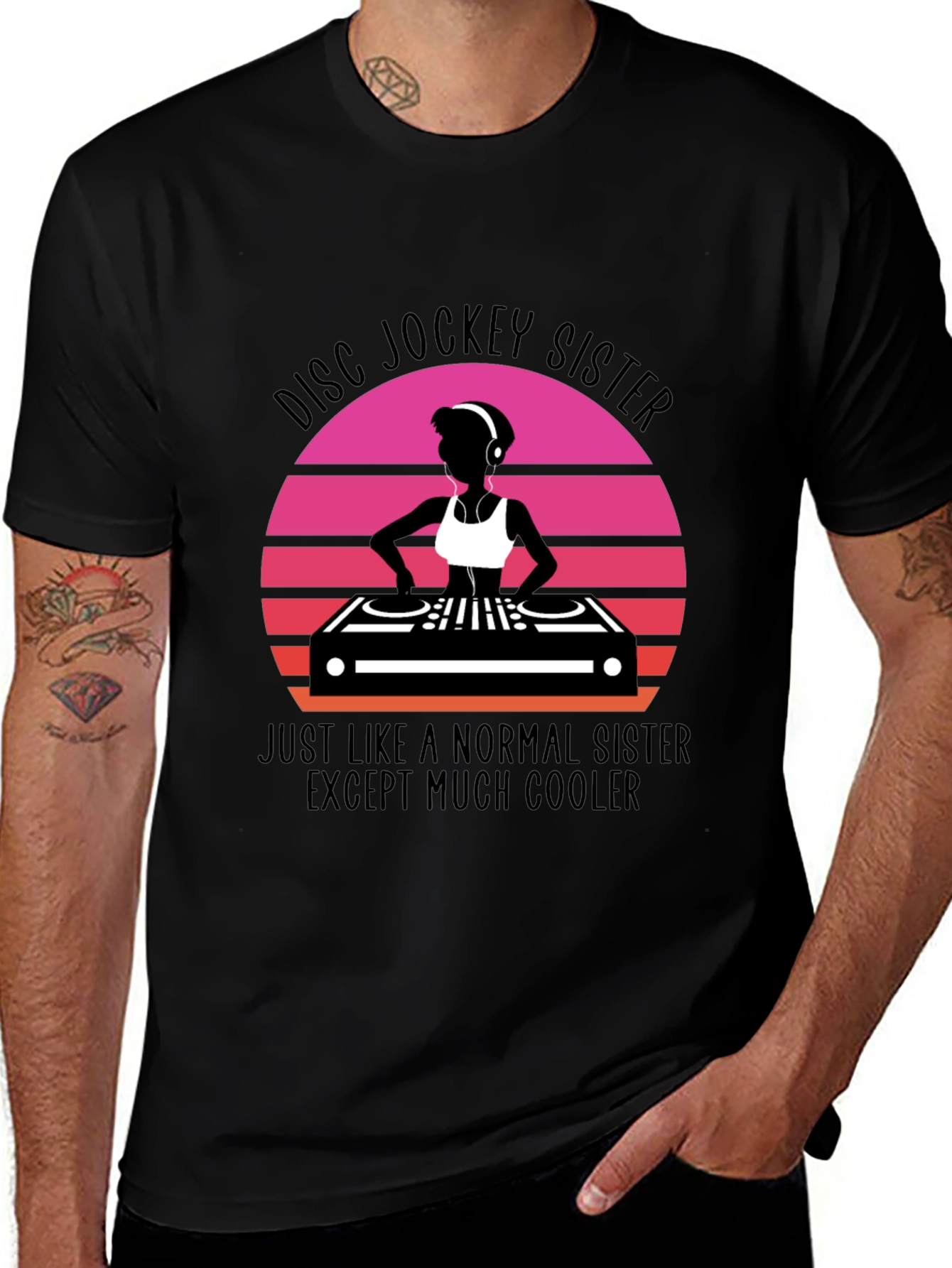 Variant 4 of Disc Jockey Sister T-Shirt