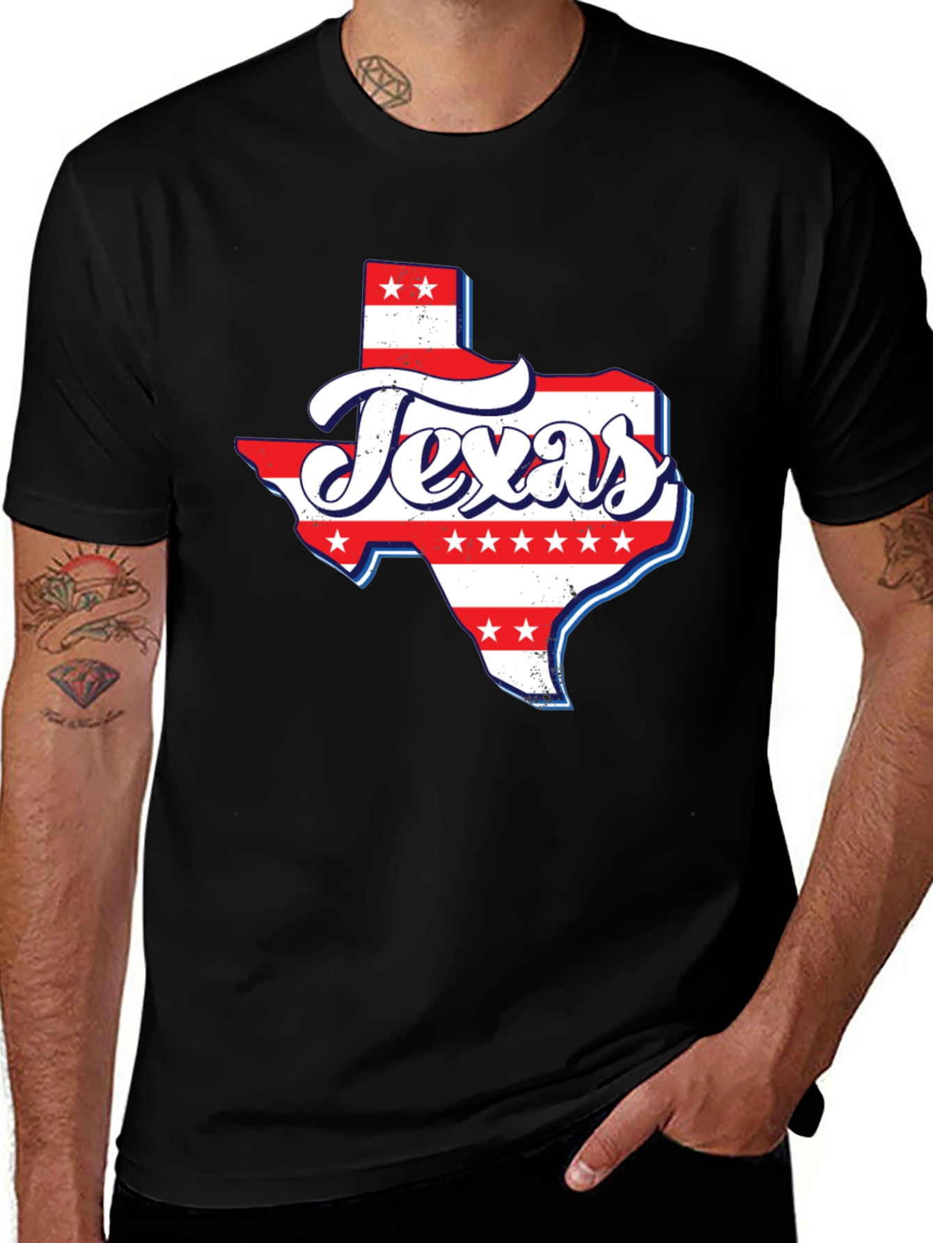 Texas State Flag Graphic T-Shirt