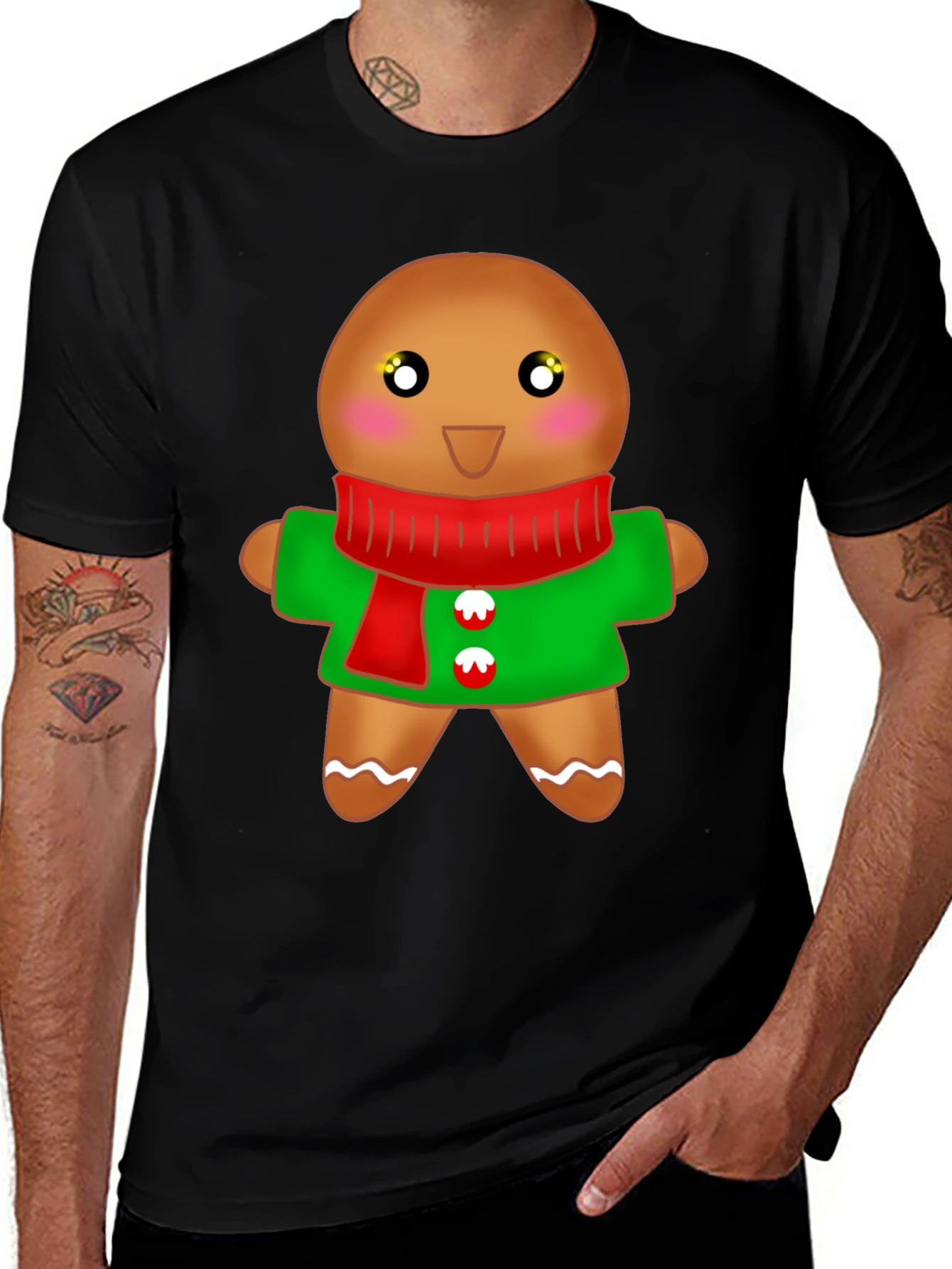 Variant 15 of Gingerbread Man Graphic Tee