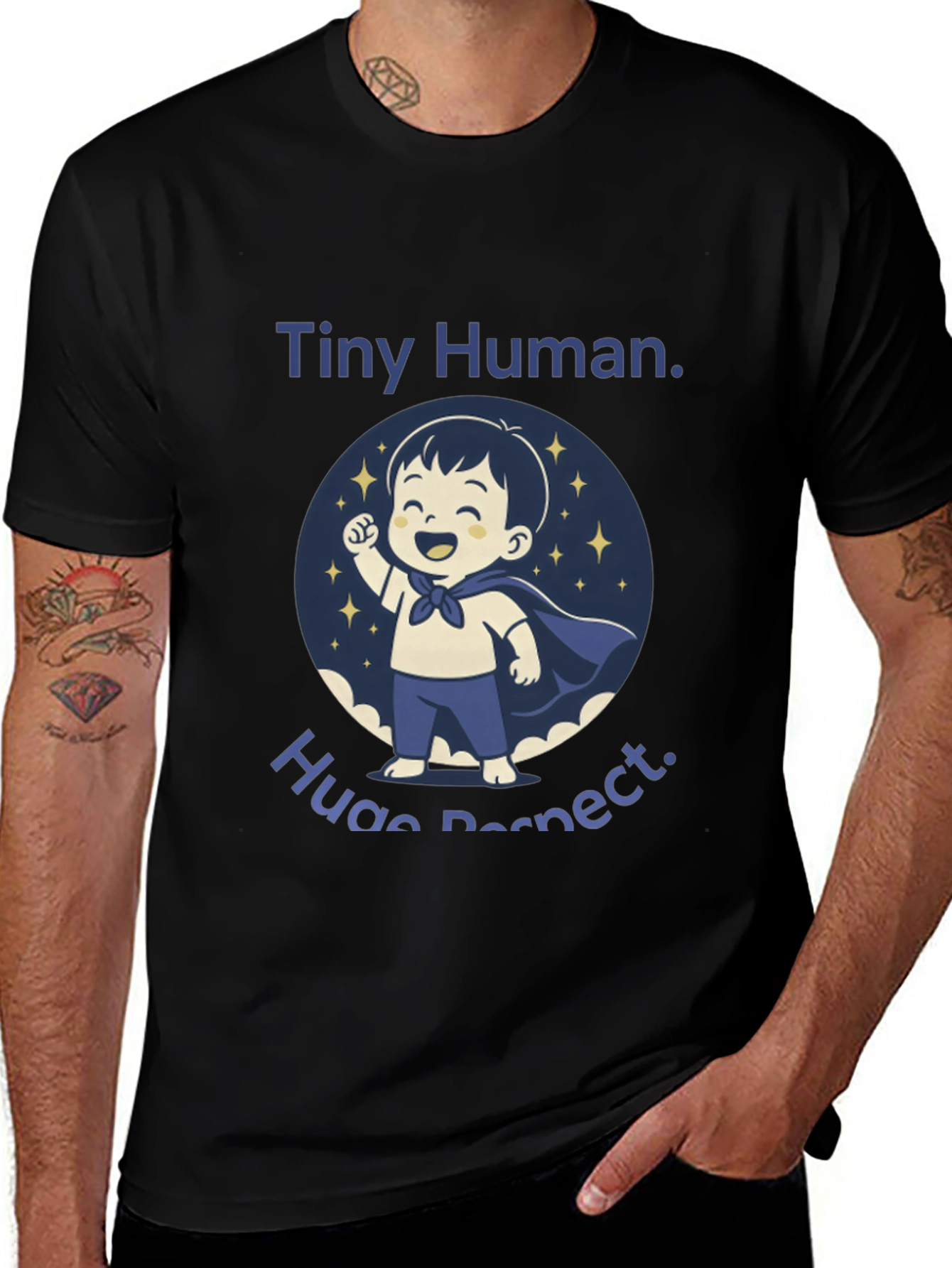 Tiny Human, Huge Respect Graphic Tee