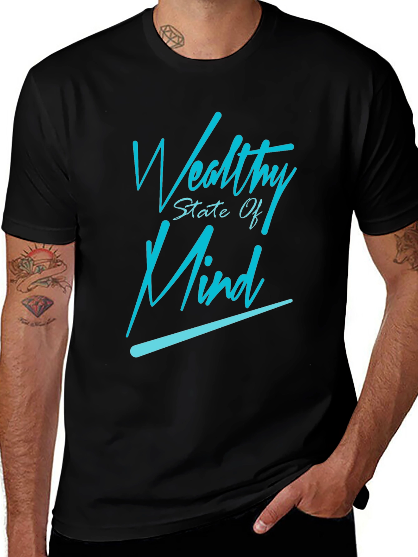Variant 28 of Wealthy State Of Mind Graphic Tee