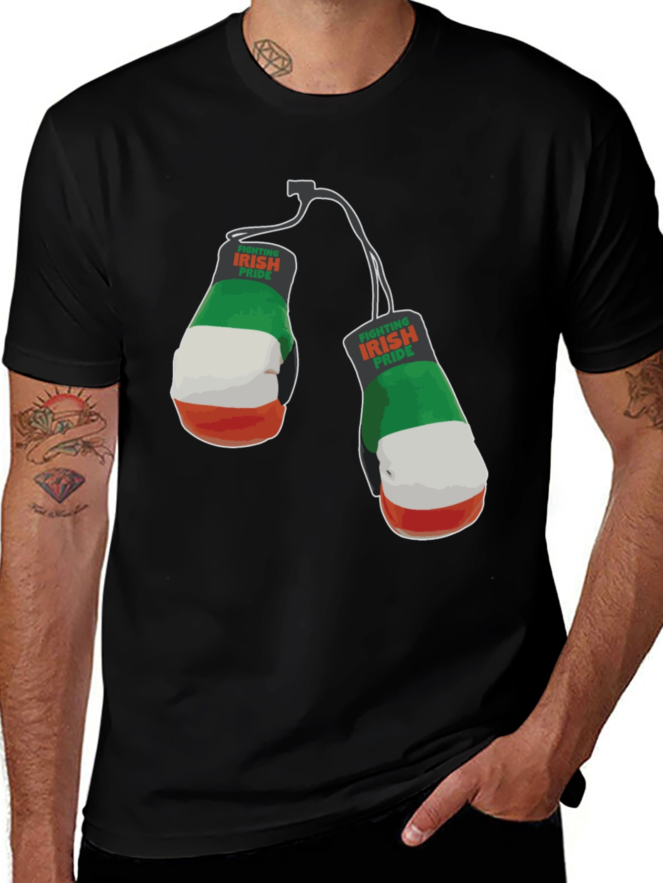 Fighting Irish Pride Boxing Glove T-Shirt