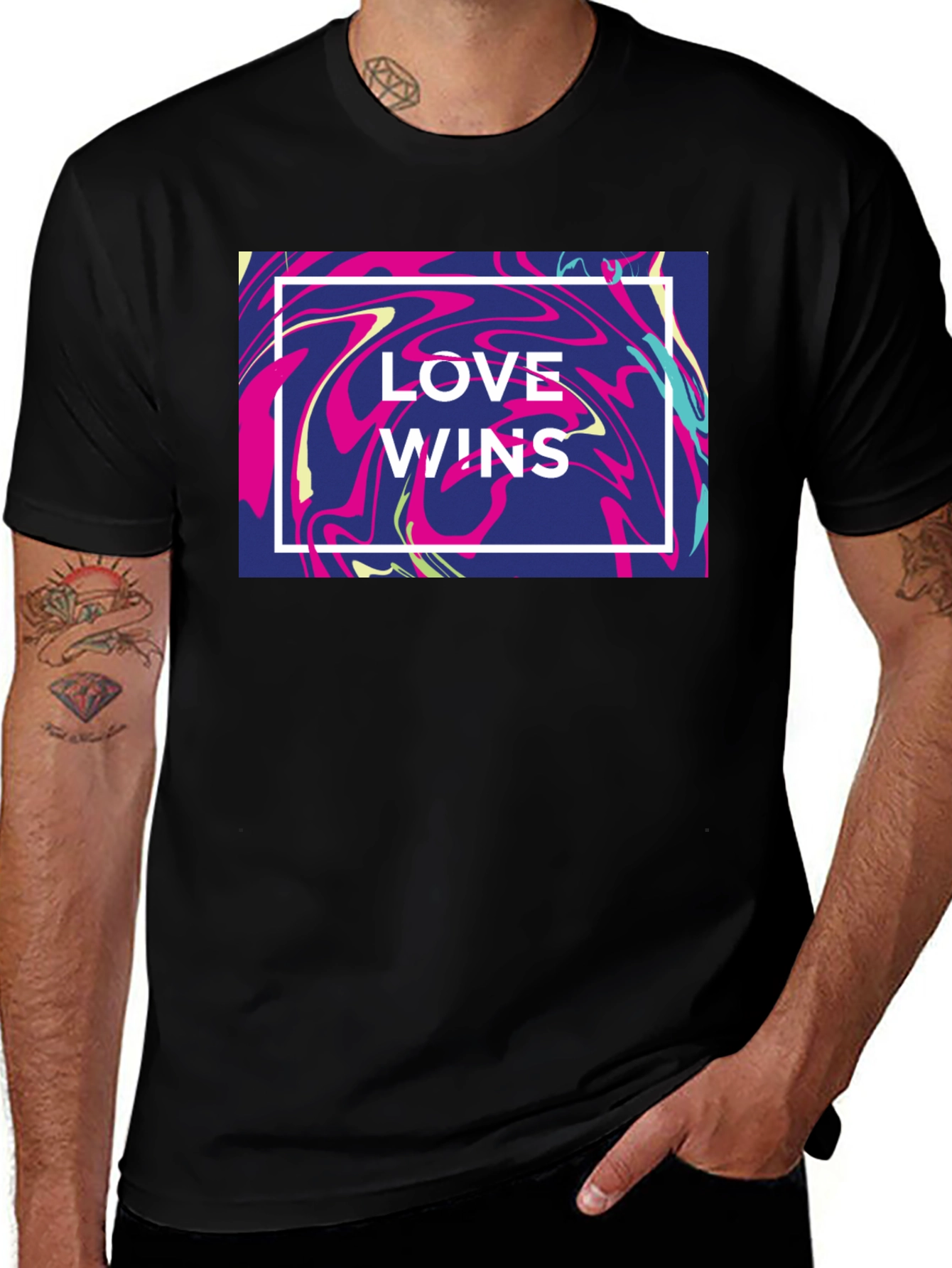 Variant 24 of Love Wins T-Shirt - Modern Graphic Tee