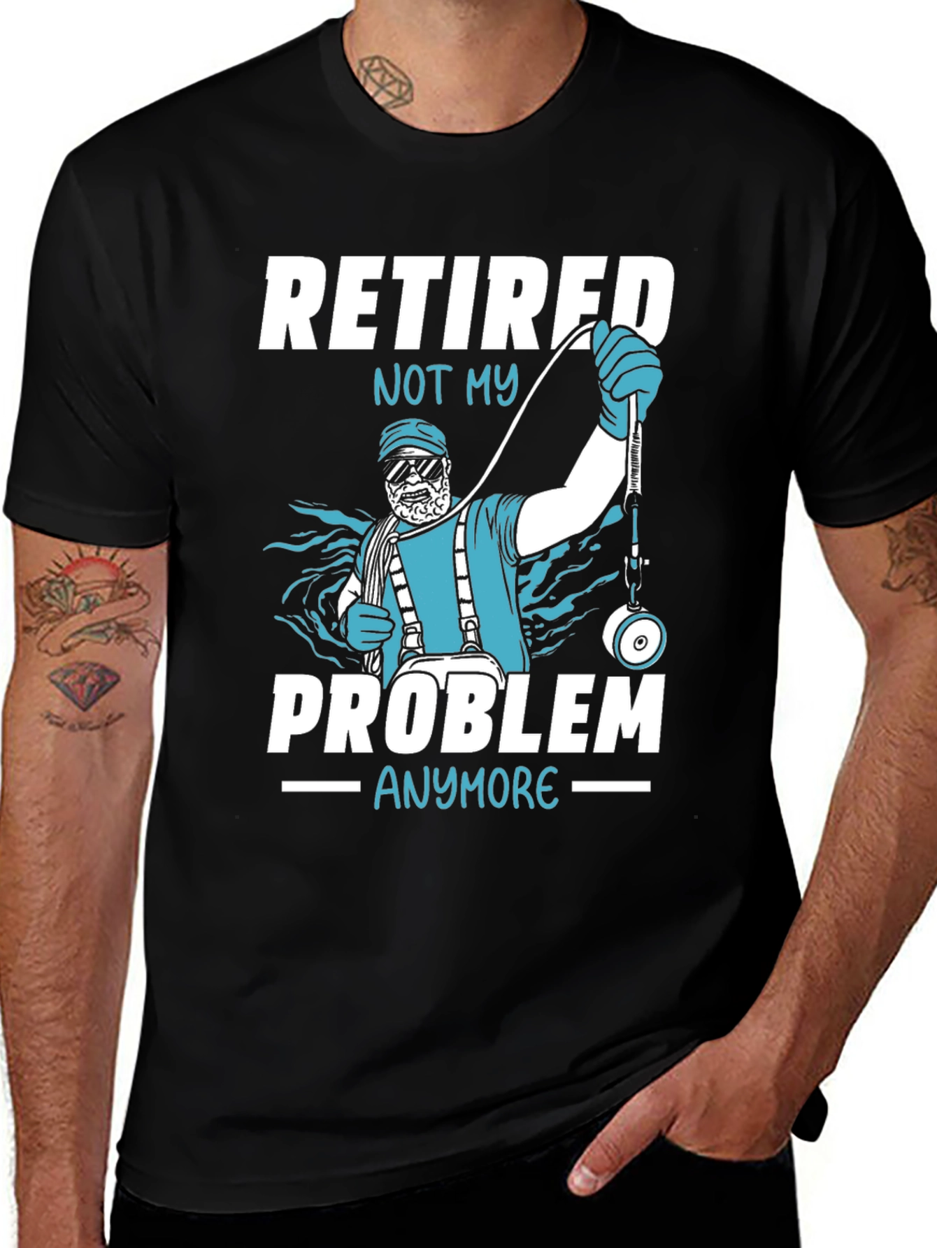 Variant 6 of Retired - Not My Problem Anymore T-Shirt