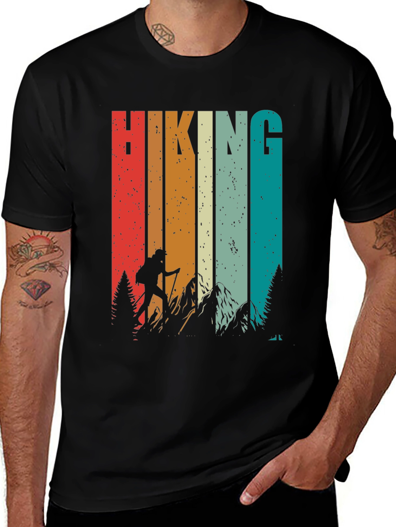 Variant 6 of Retro Hiking Adventure T-Shirt - Outdoor Style
