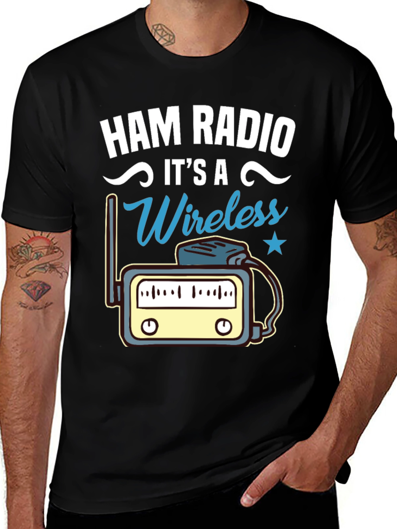Variant 19 of Ham Radio Wireless T-Shirt - Amateur Radio Operator Gift