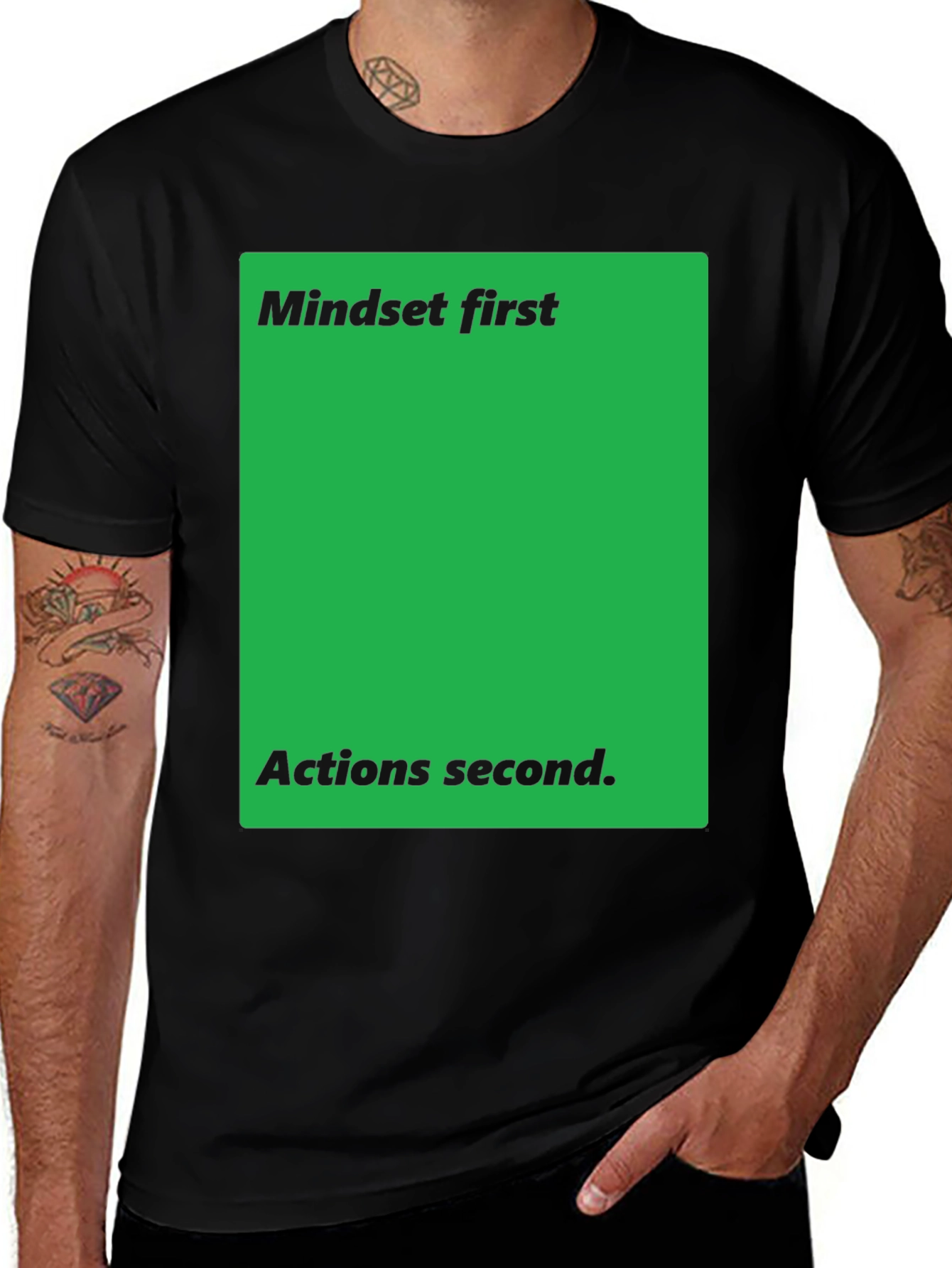 Variant 13 of Mindset First Graphic Tee