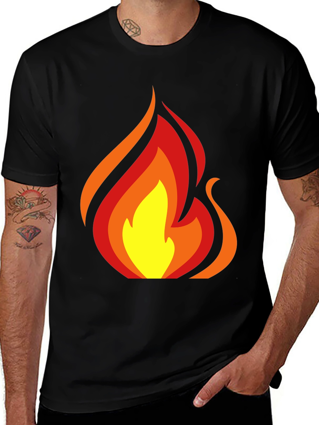 Flame Graphic T-Shirt - Bold & Stylish