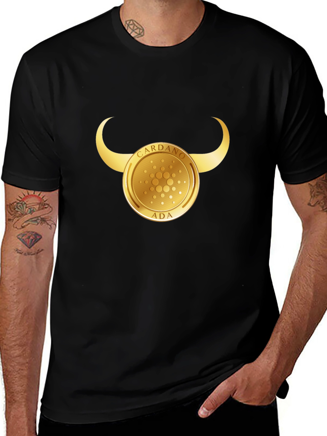 Cardano ADA Bull Crypto T-Shirt