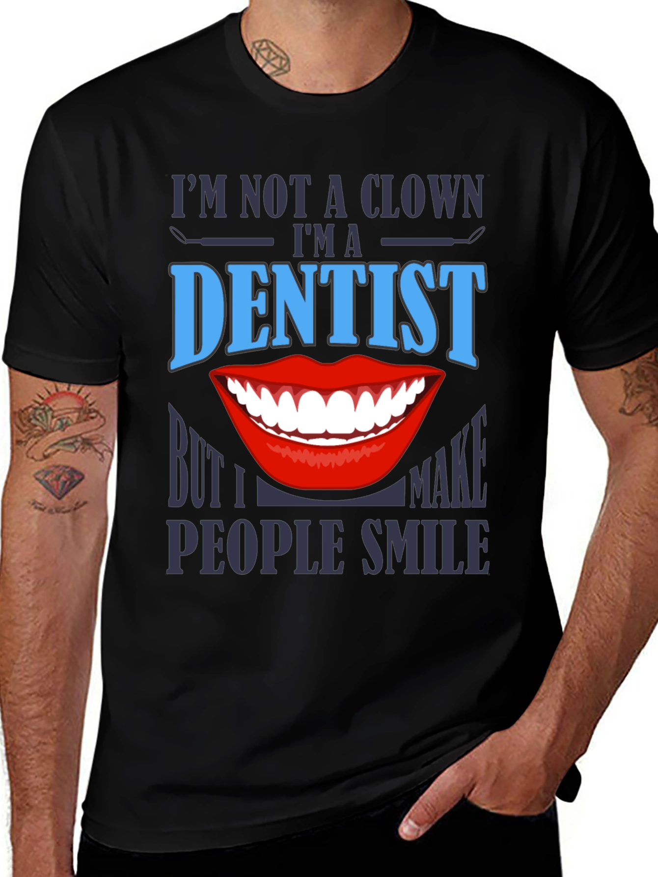Variant 10 of Dentist Smile T-Shirt - Funny Dental Apparel
