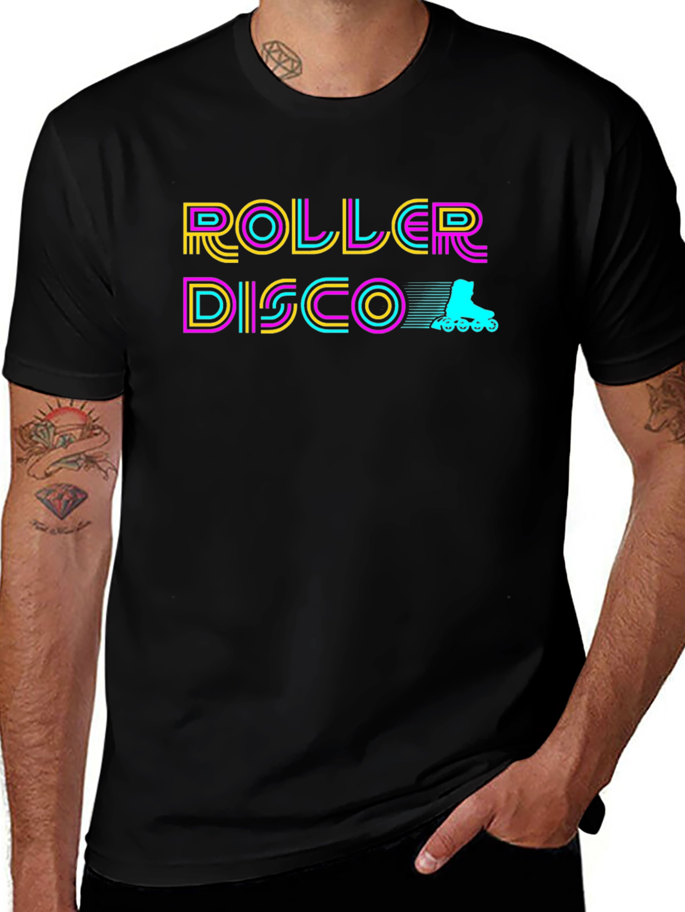 Variant 8 of Retro Roller Disco T-Shirt
