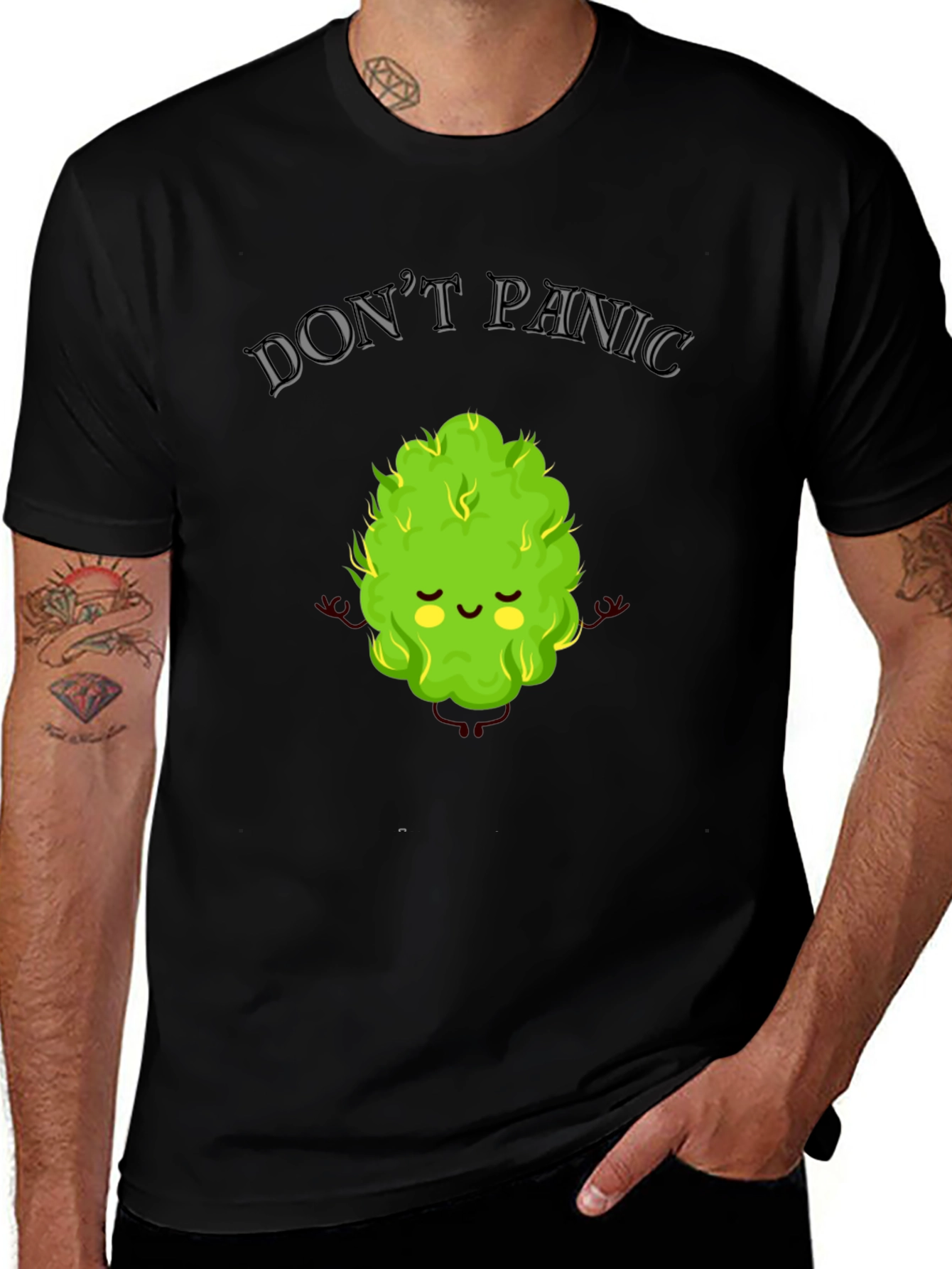 Variant 4 of Don't Panic Graphic Tee