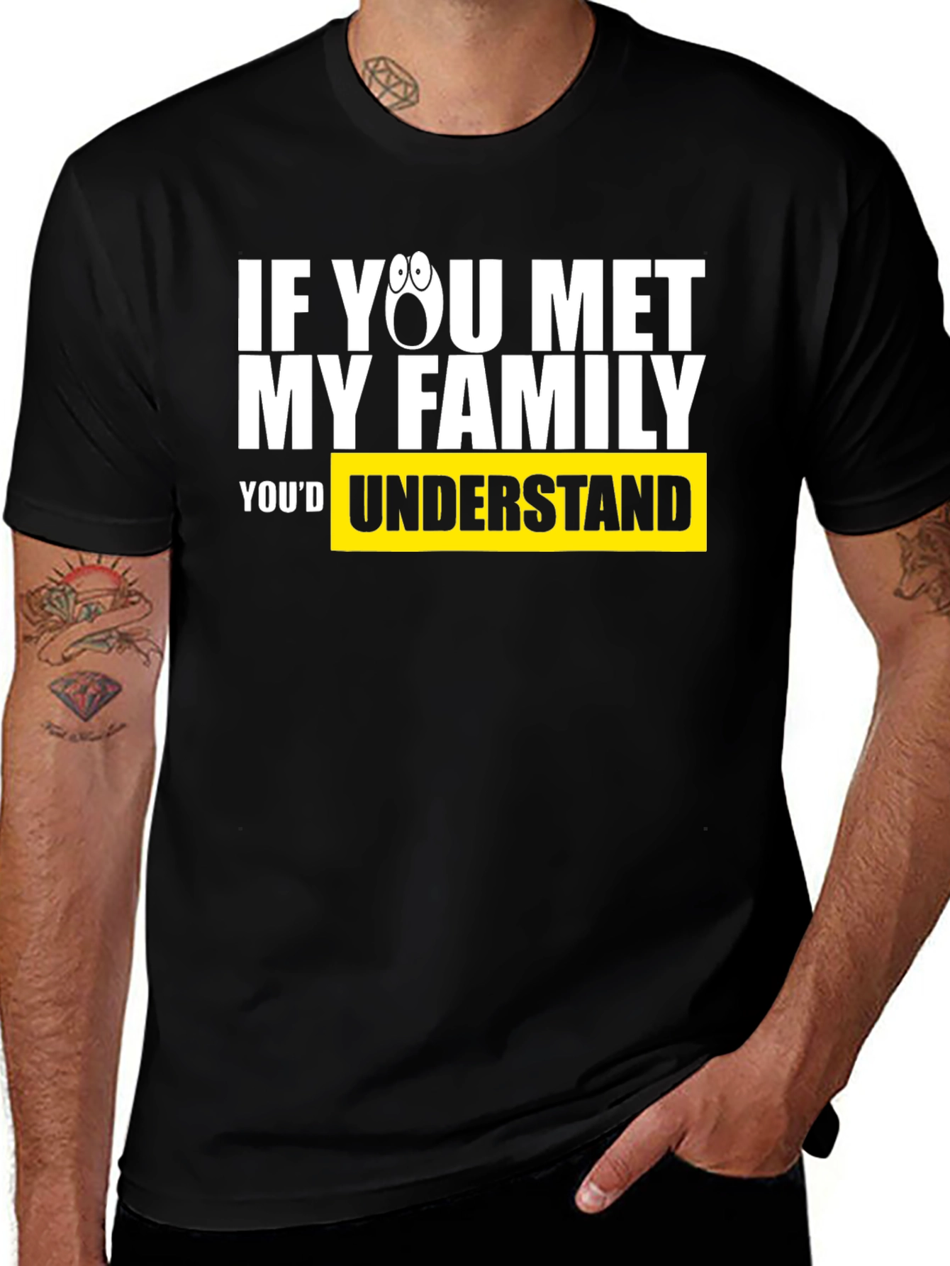 Variant 5 of Funny Family T-Shirt - If You Met My Family Humor Tee