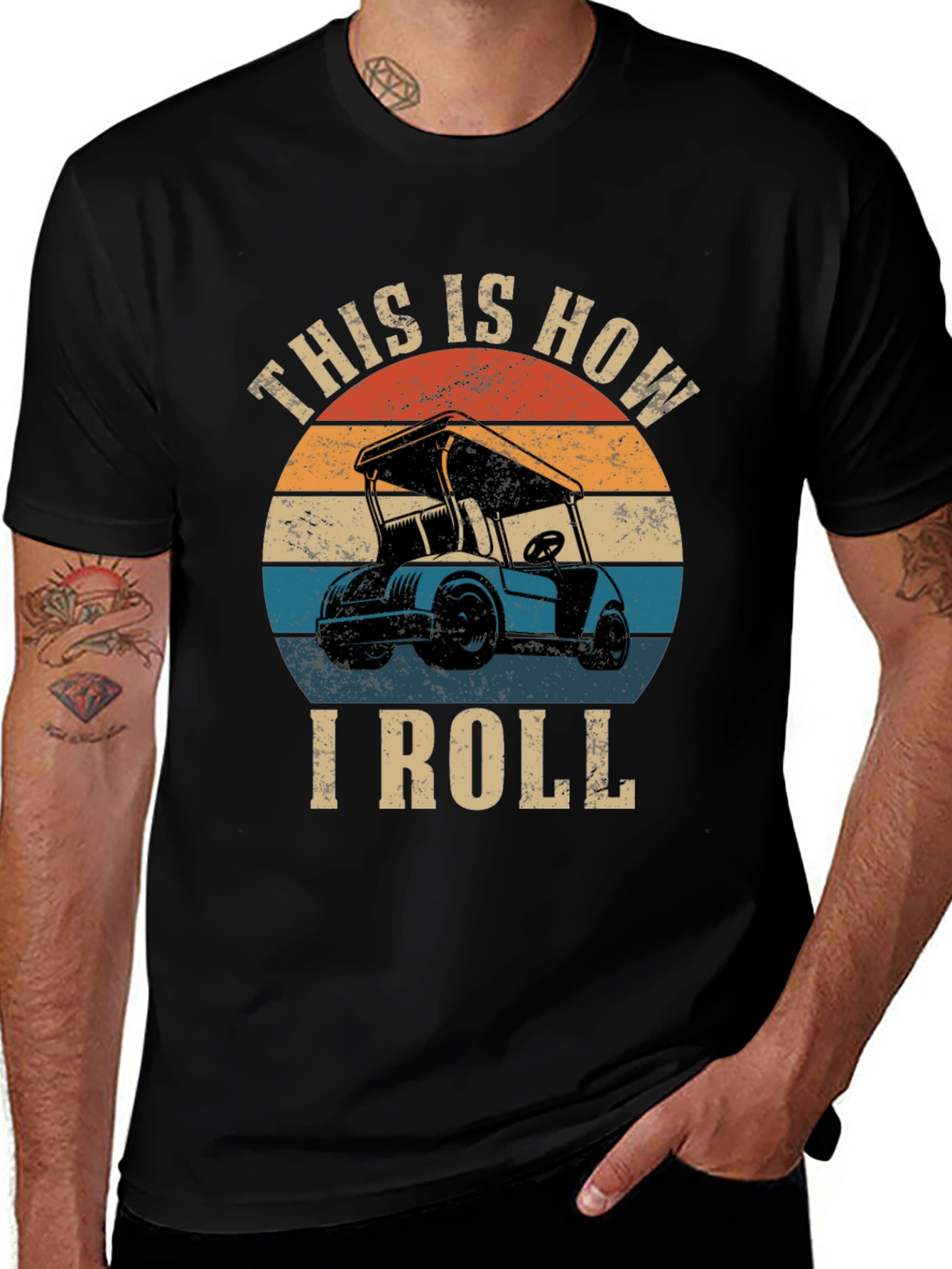 Variant 16 of This is How I Roll Golf Cart T-Shirt