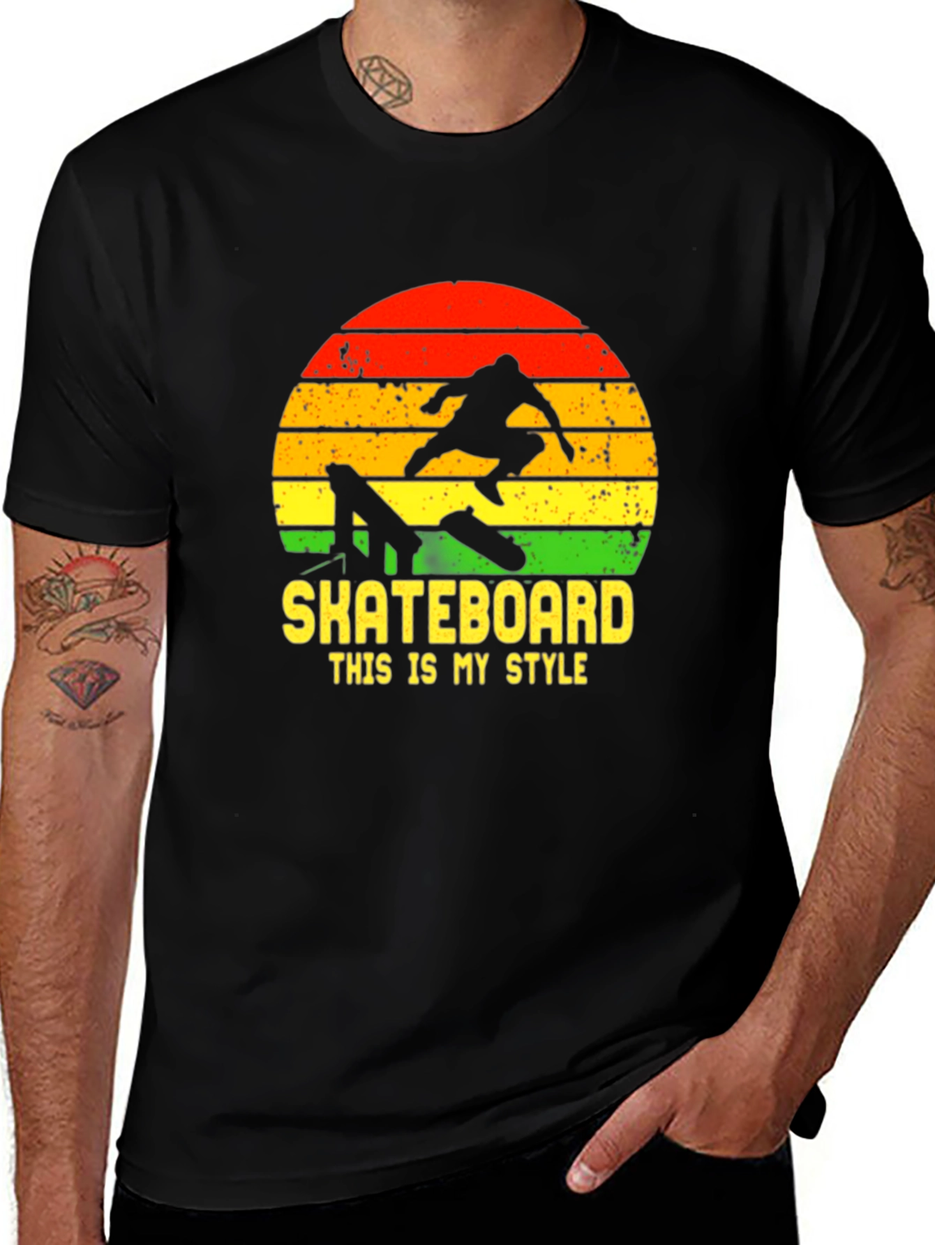 Variant 25 of Skateboarder Graphic T-Shirt - This Is My Style