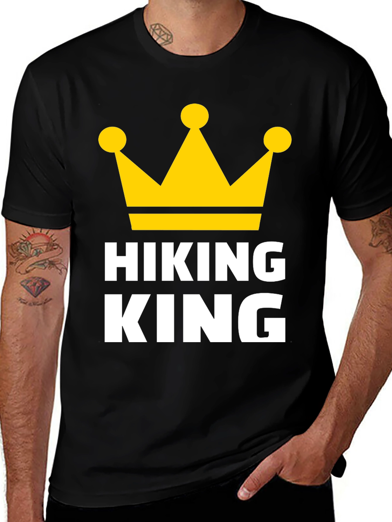 Variant 3 of Hiking King Graphic Tee - Adventure Ready T-Shirt