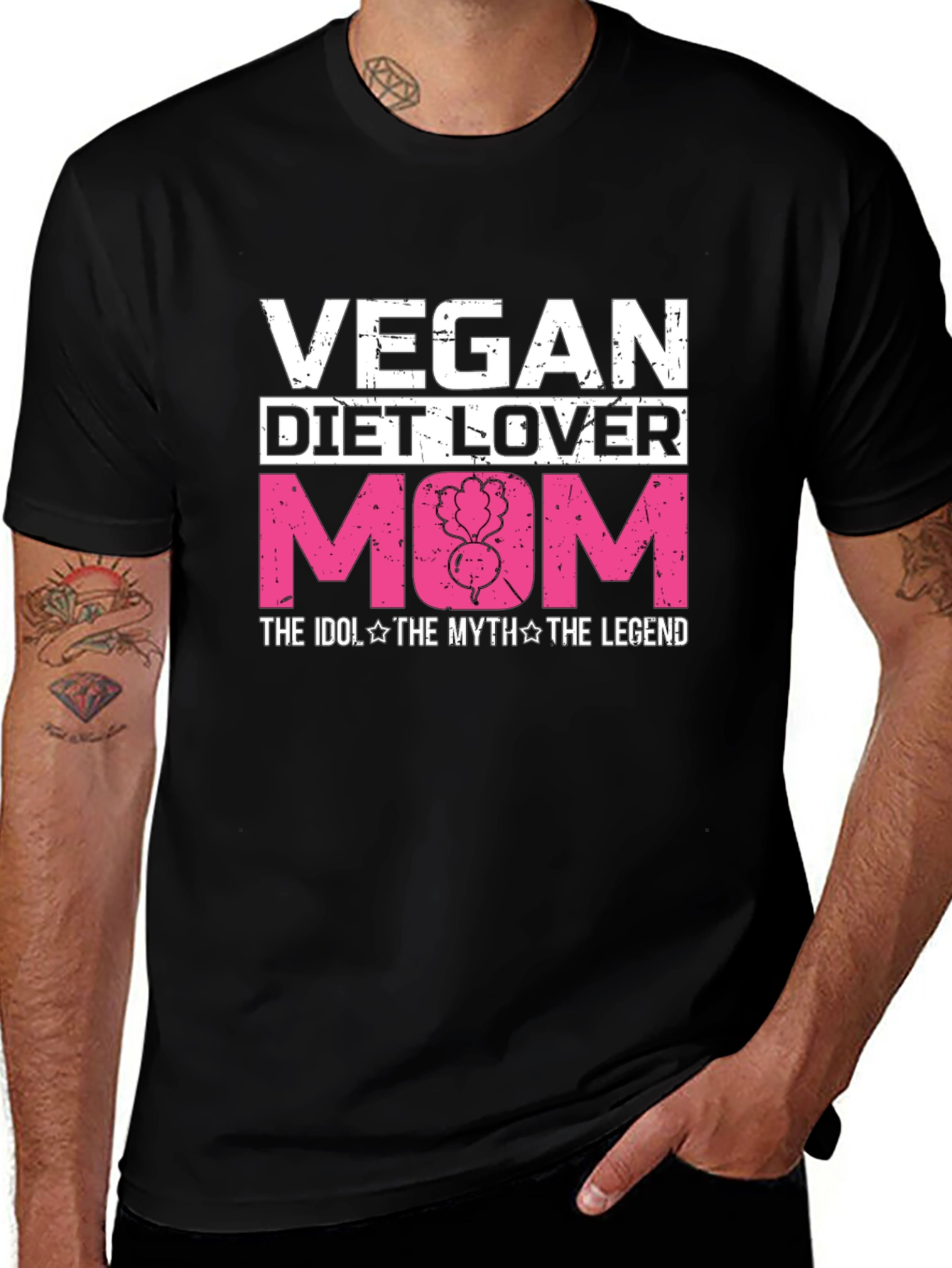 Variant 21 of Vegan Diet Lover Mom T-Shirt