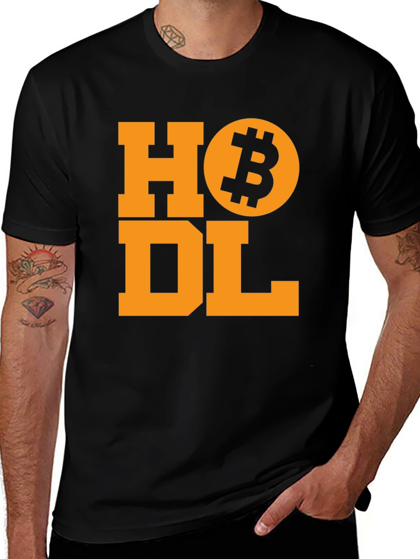 HODL Bitcoin Graphic Tee - Crypto Investment Shirt