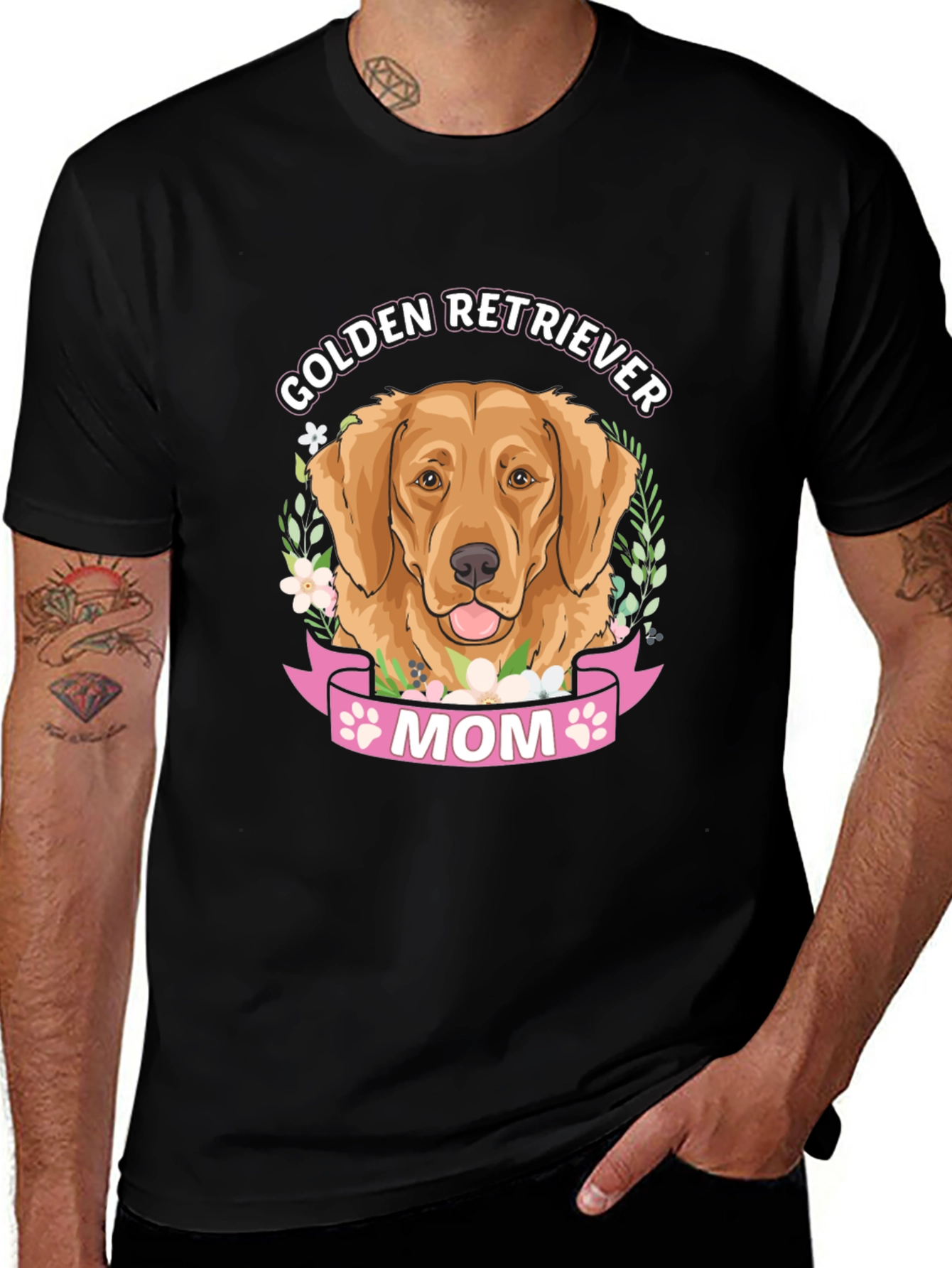 Golden Retriever Mom T-Shirt - Cute Dog Lover Tee