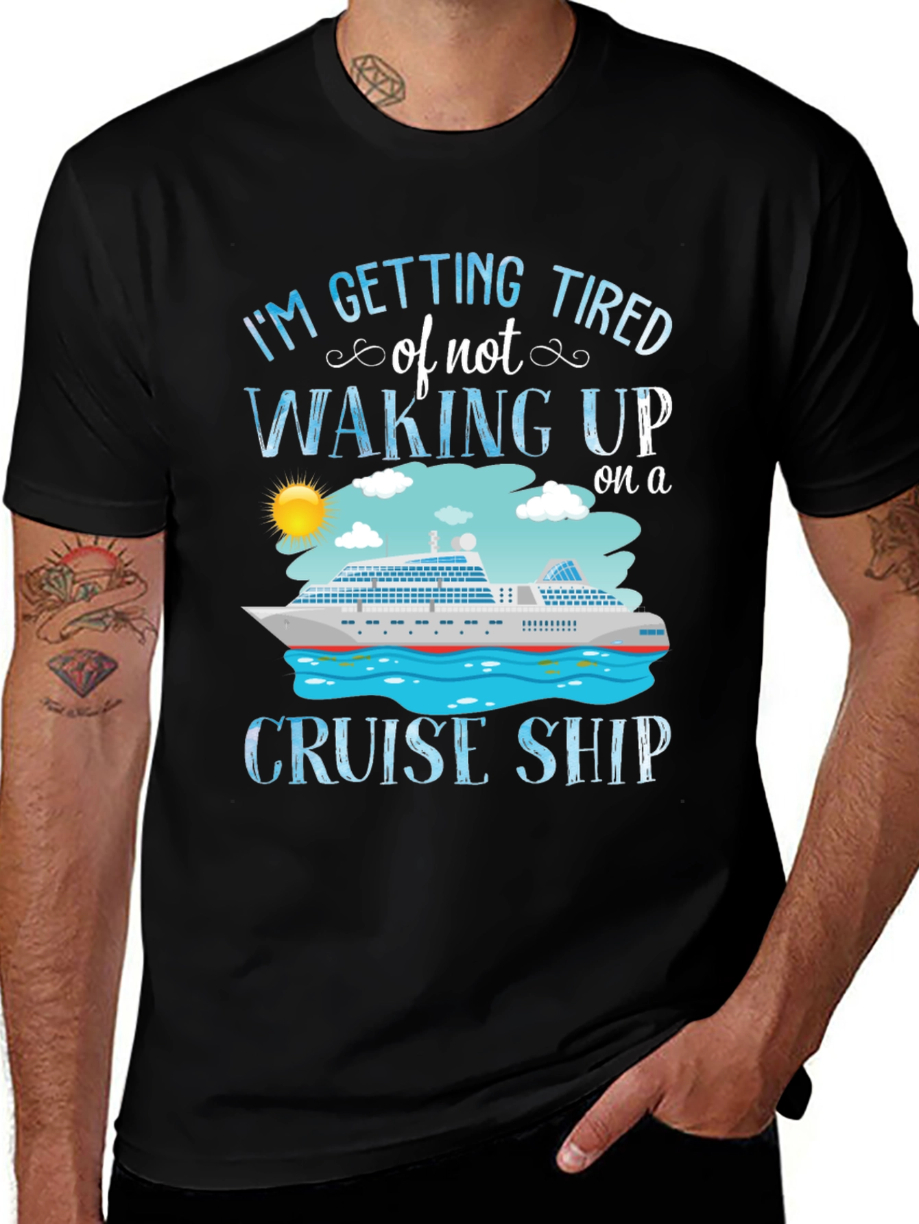 Variant 11 of Cruise Ship T-Shirt - I'm Getting Tired