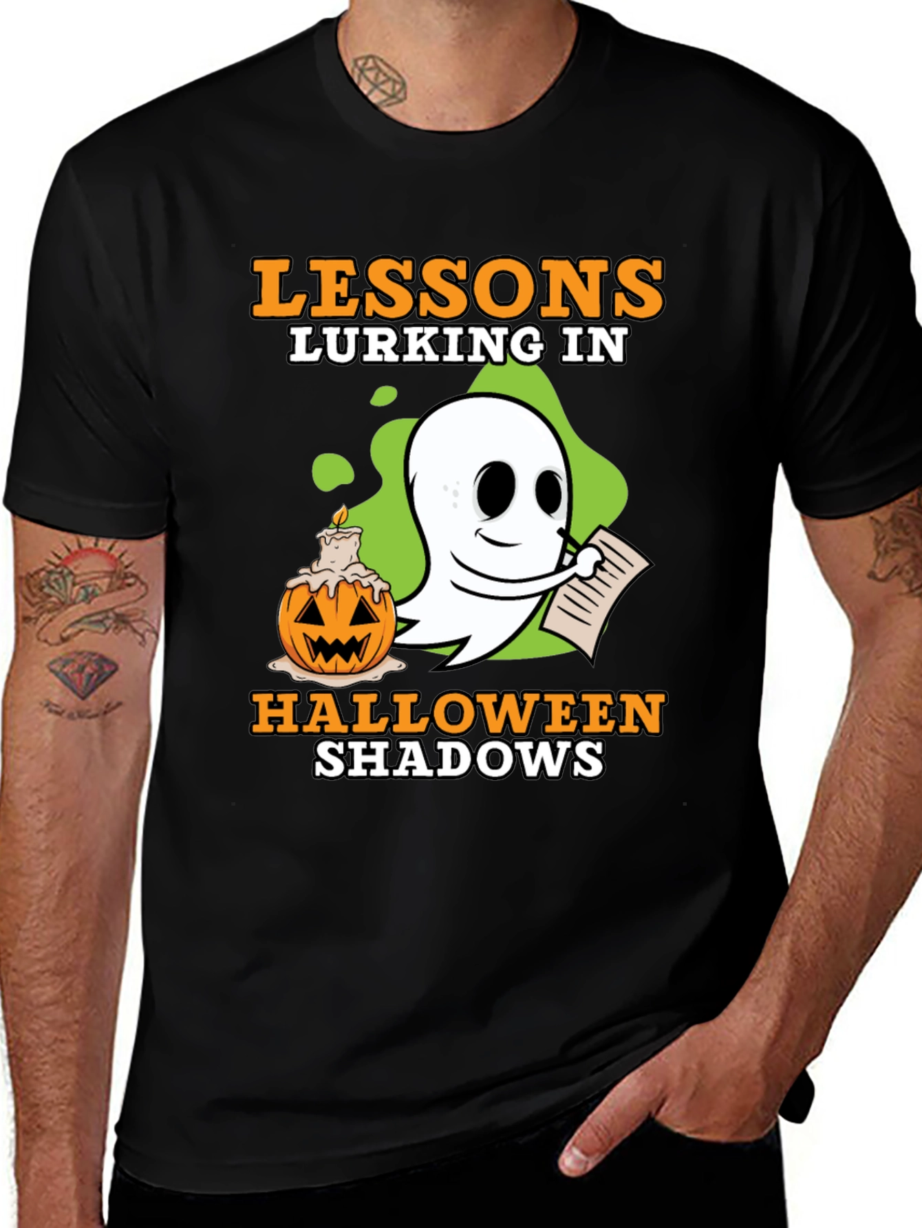 Variant 20 of Lessons Lurking Halloween Shadows T-Shirt