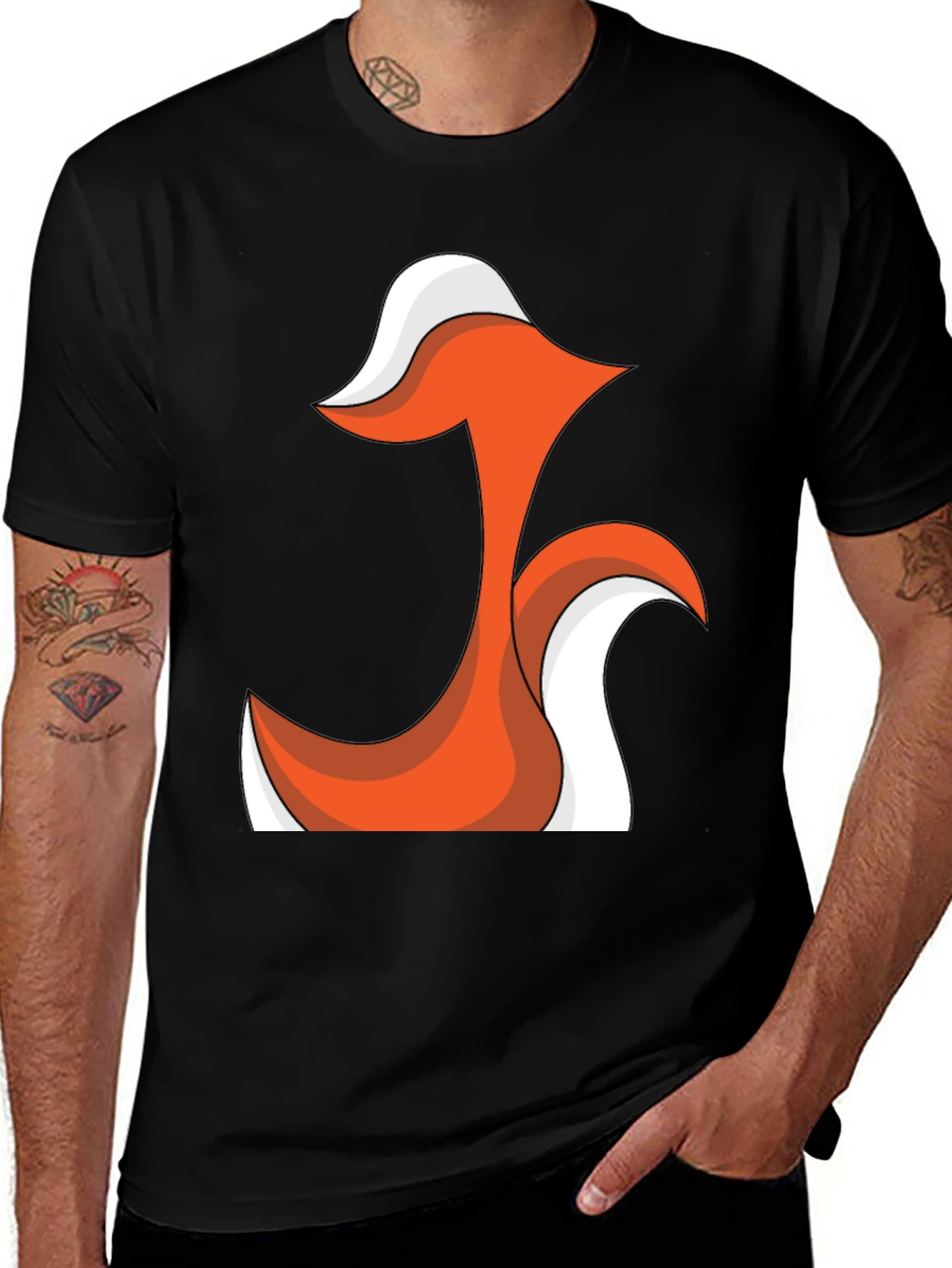 Variant 10 of Fox Graphic T-Shirt - Modern Style