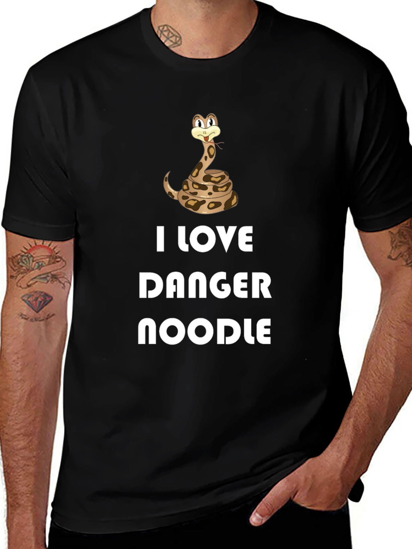 I Love Danger Noodle Graphic Tee