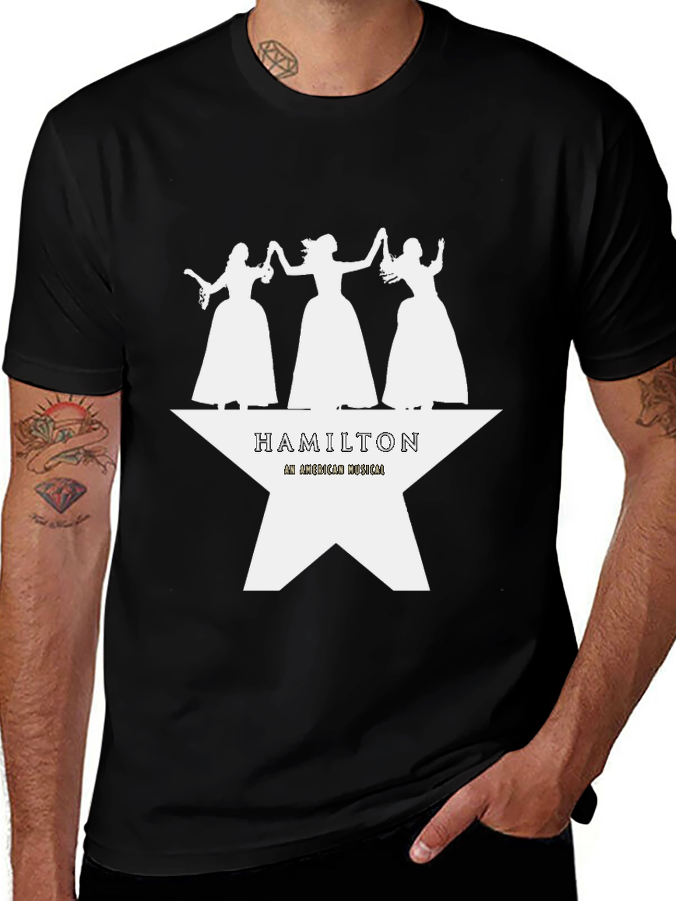 Hamilton Musical Star Graphic T-Shirt