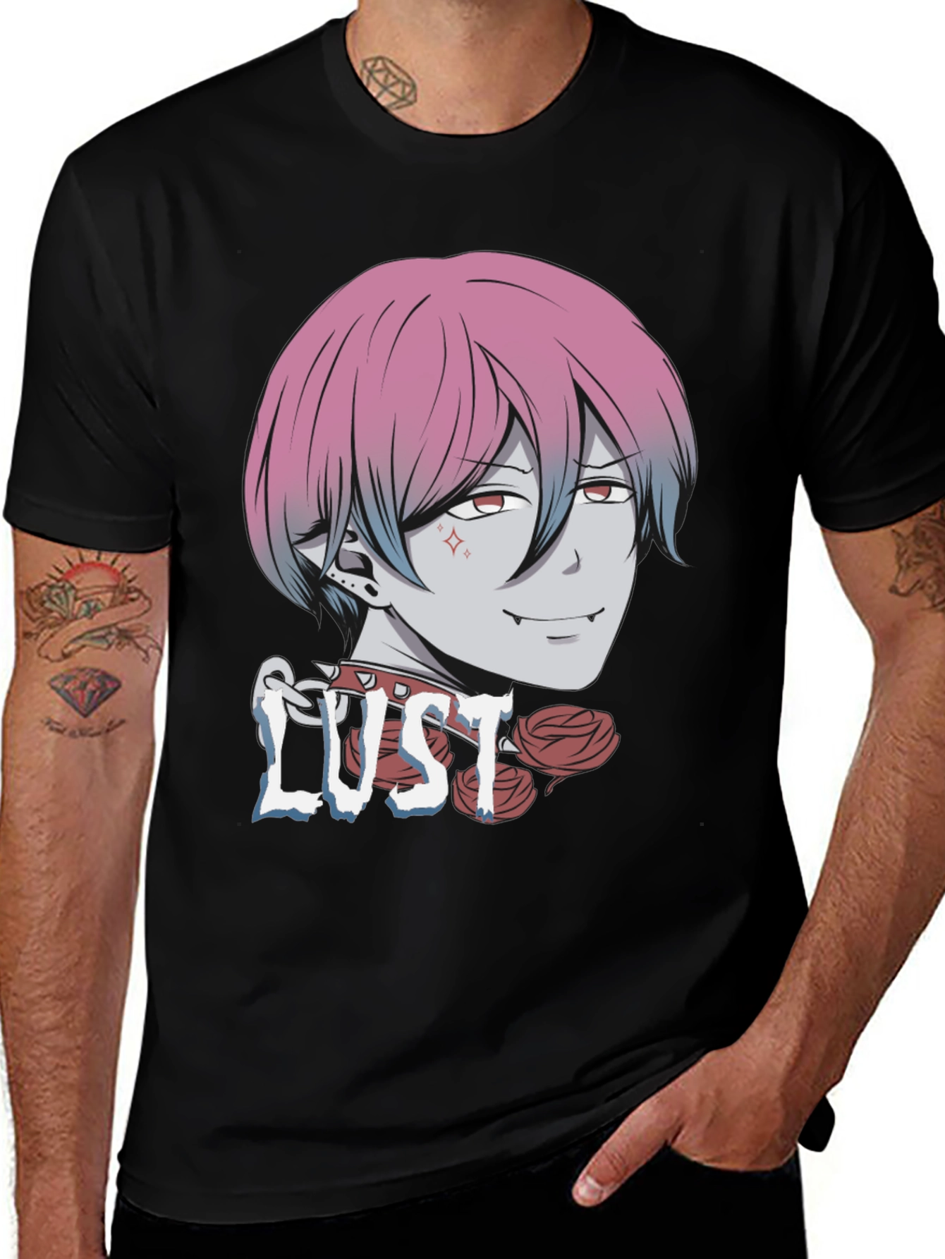 Variant 10 of Lust Anime T-Shirt - Unique Graphic Tee