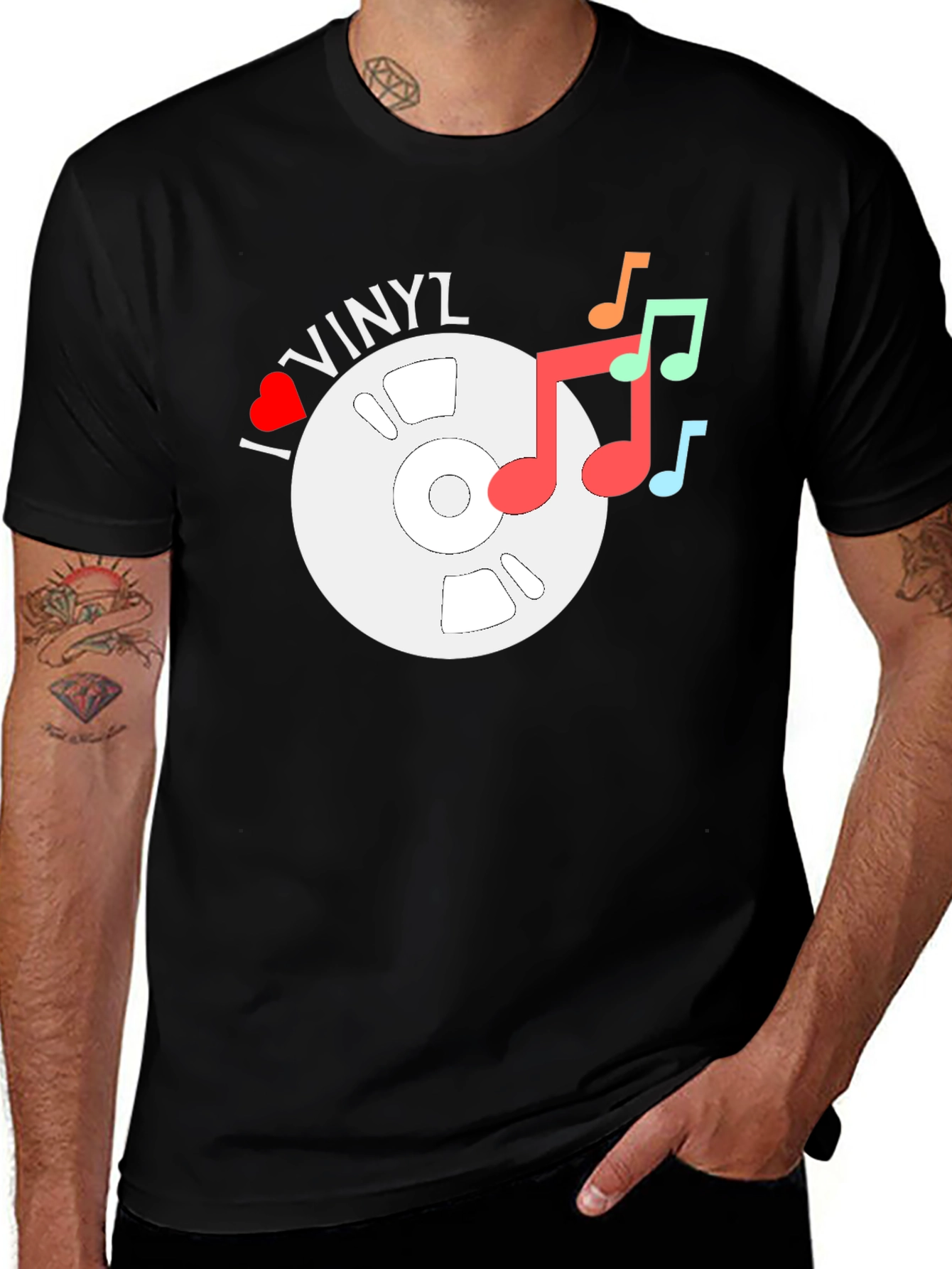 Variant 19 of I Love Vinyl Music T-Shirt