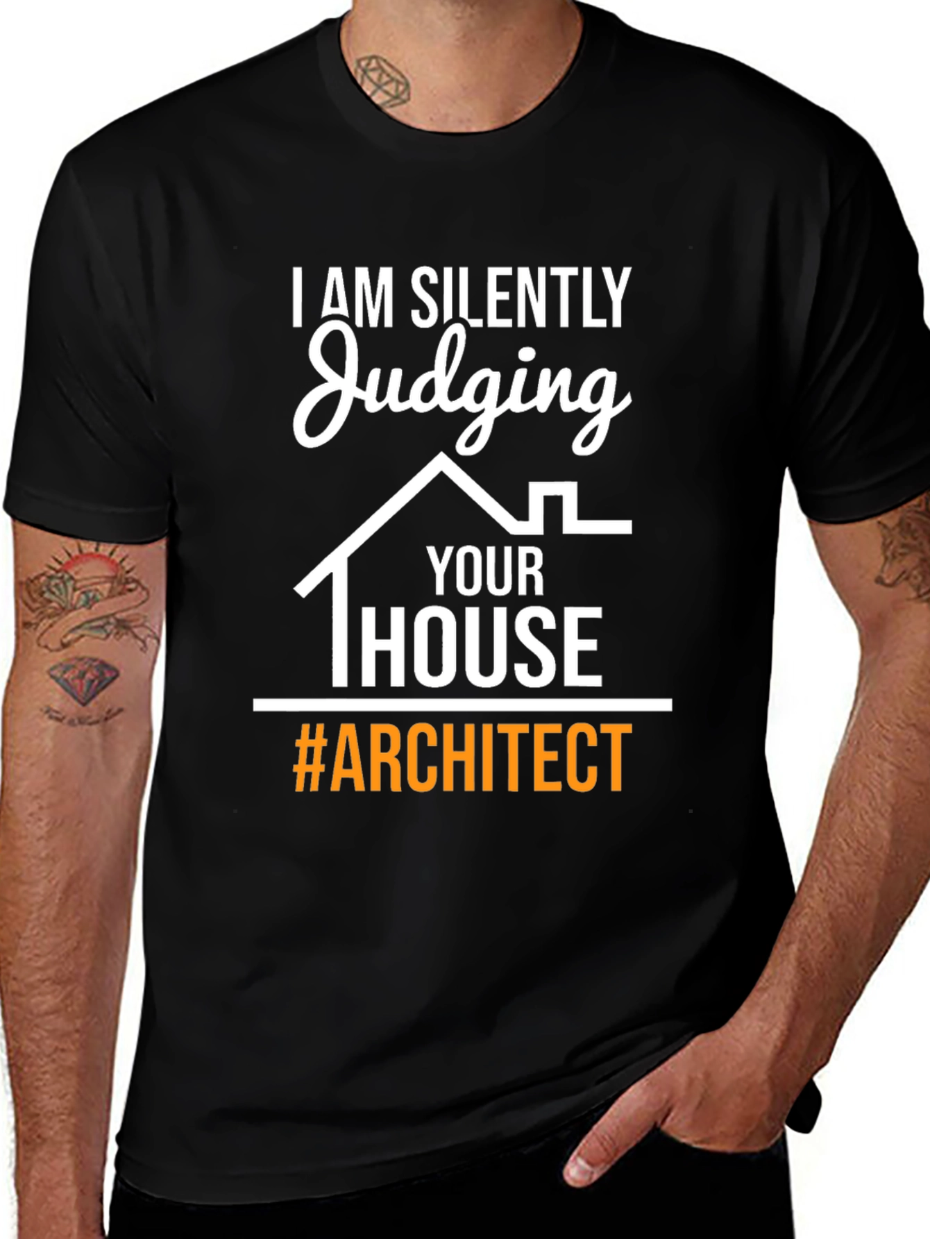 Variant 6 of Judging Your House Architect T-Shirt
