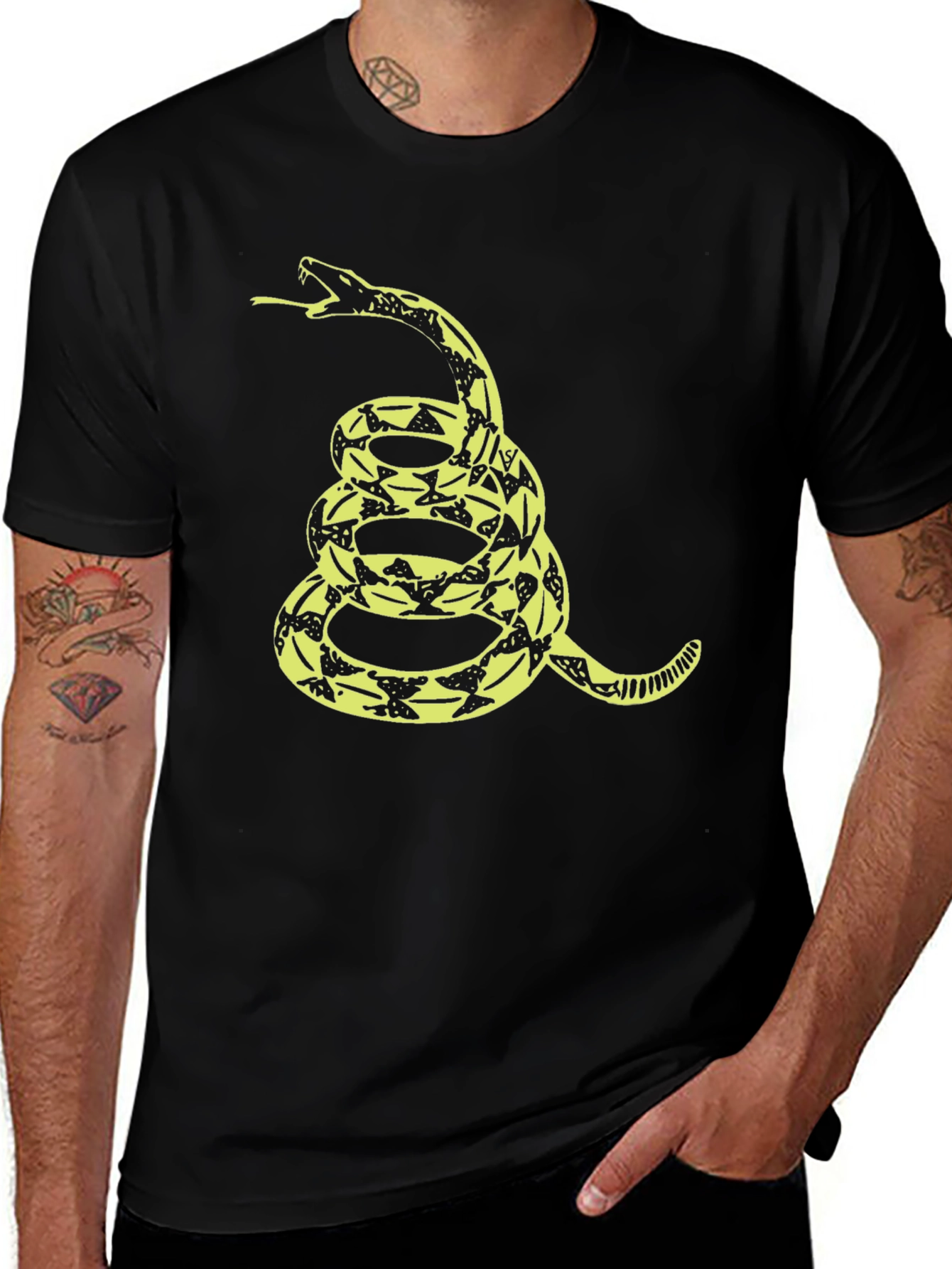 Gadsden Flag T-Shirt - Don't Tread on Me