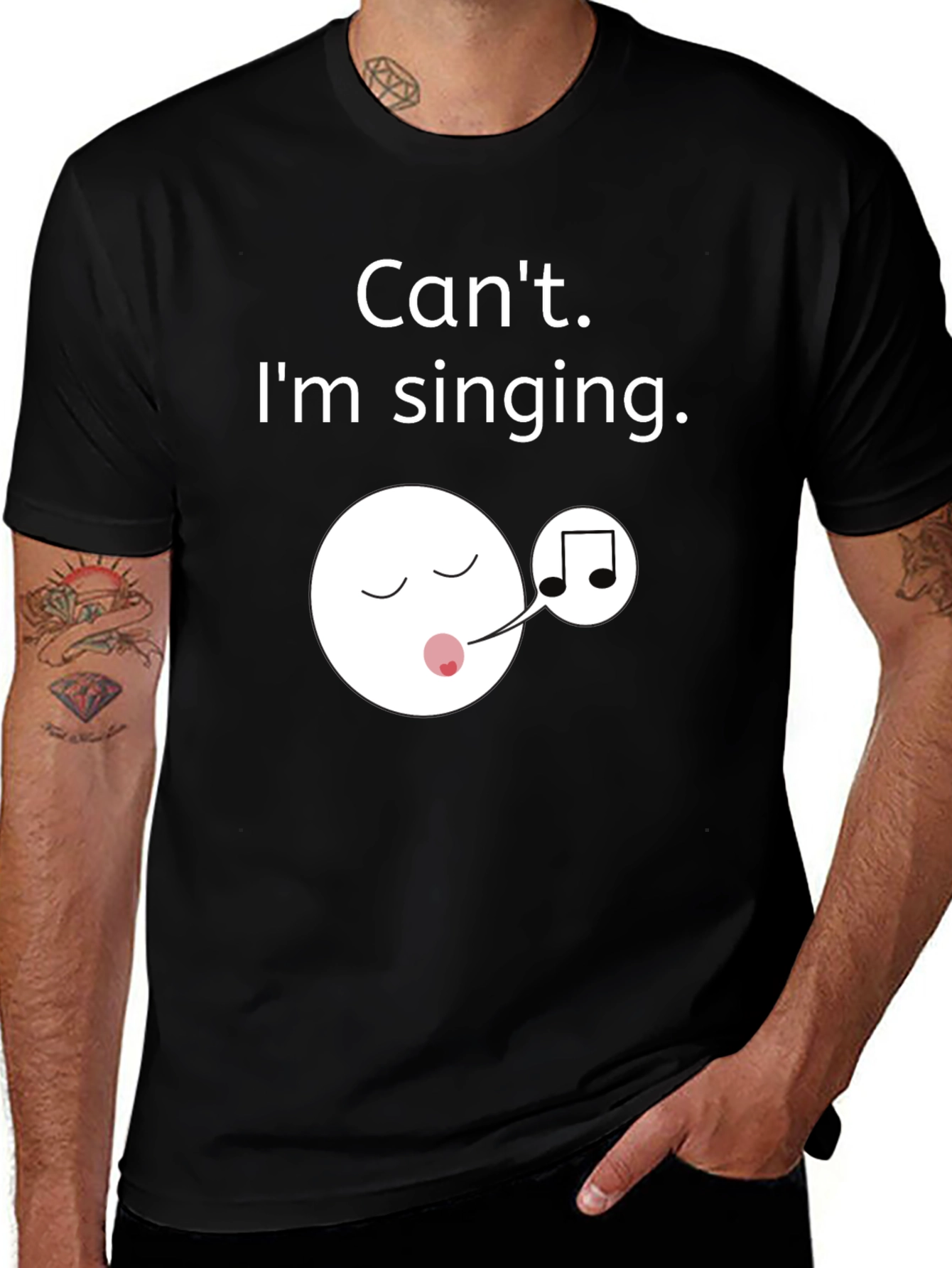Variant 11 of Can't, I'm Singing Graphic T-Shirt