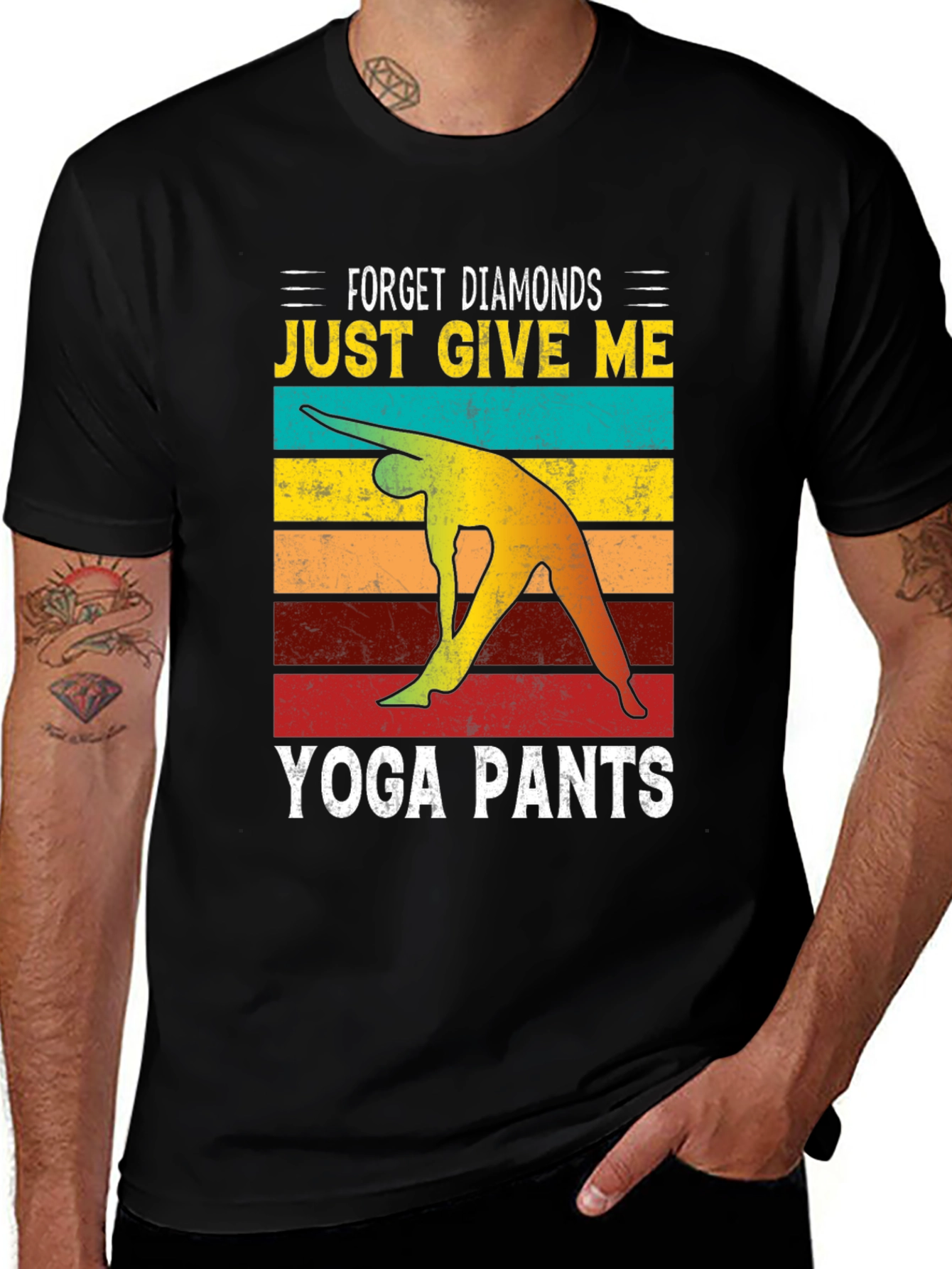 Variant 23 of Yoga Pants Graphic Tee - Funny Women's Shirt