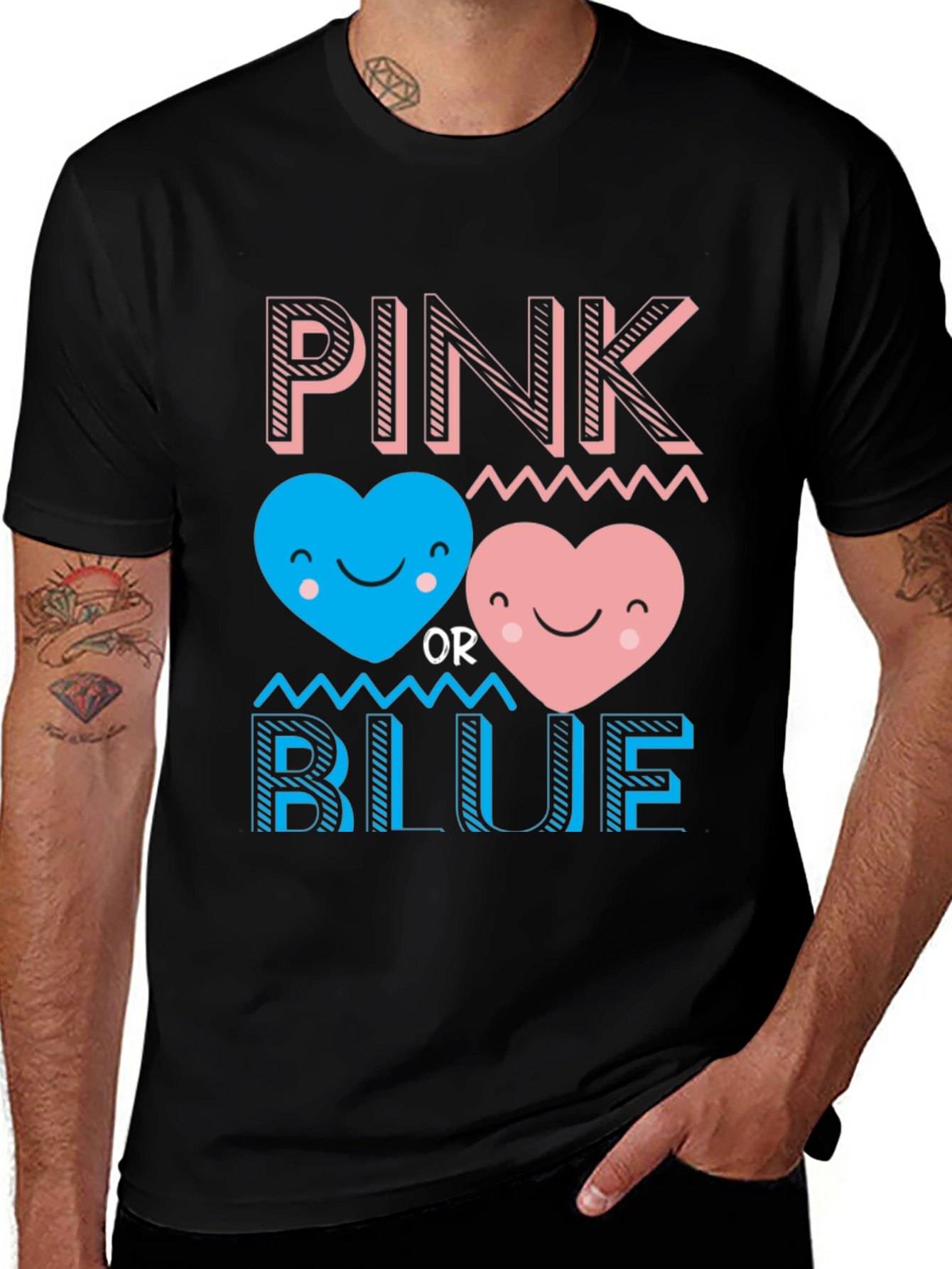 Variant 27 of Pink or Blue Gender Reveal T-Shirt