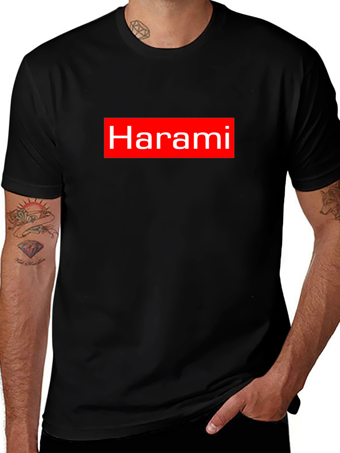 Variant 8 of Harami Parody Black Graphic Tee