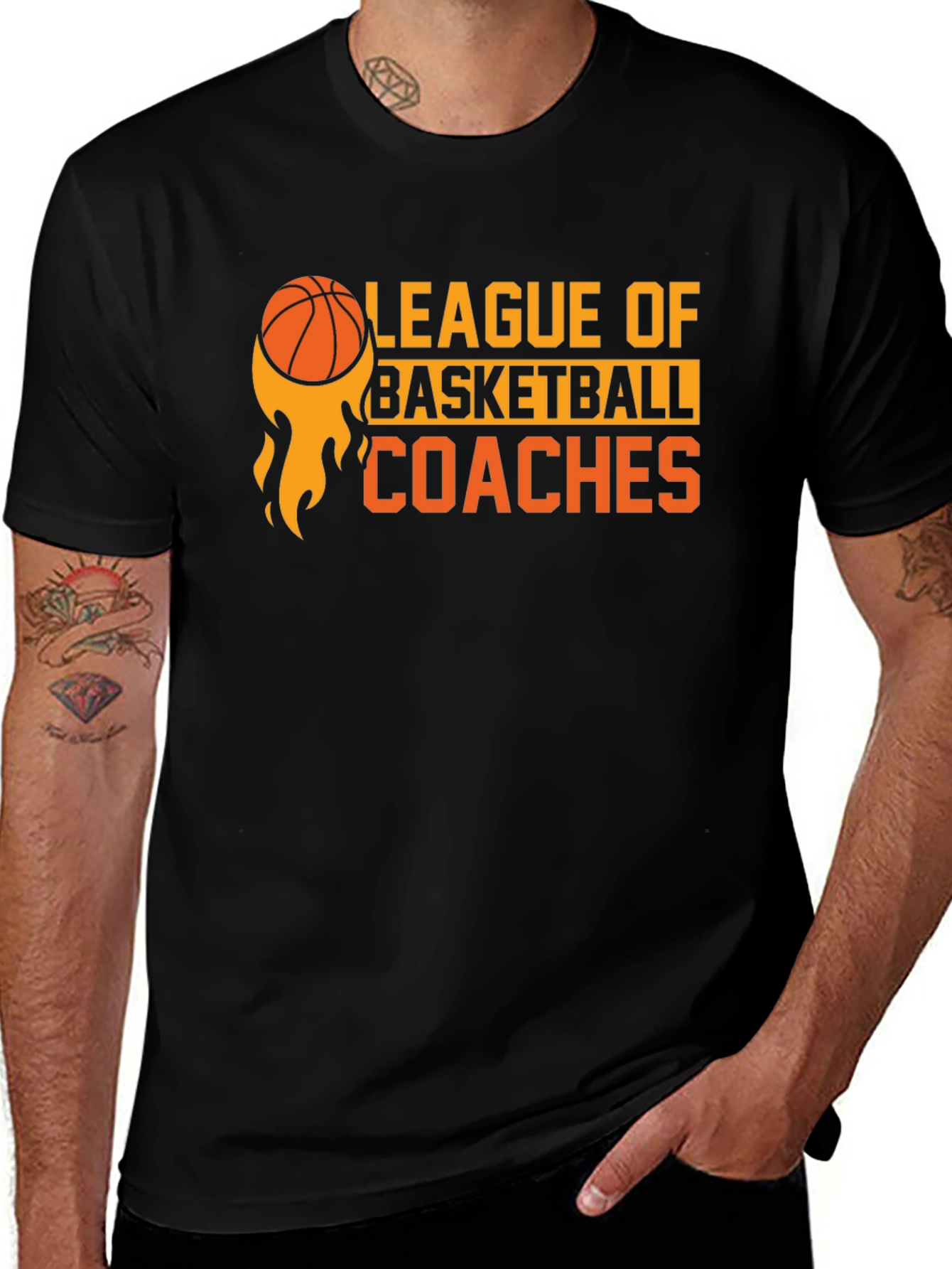 Variant 22 of League of Basketball Coaches Graphic Tee