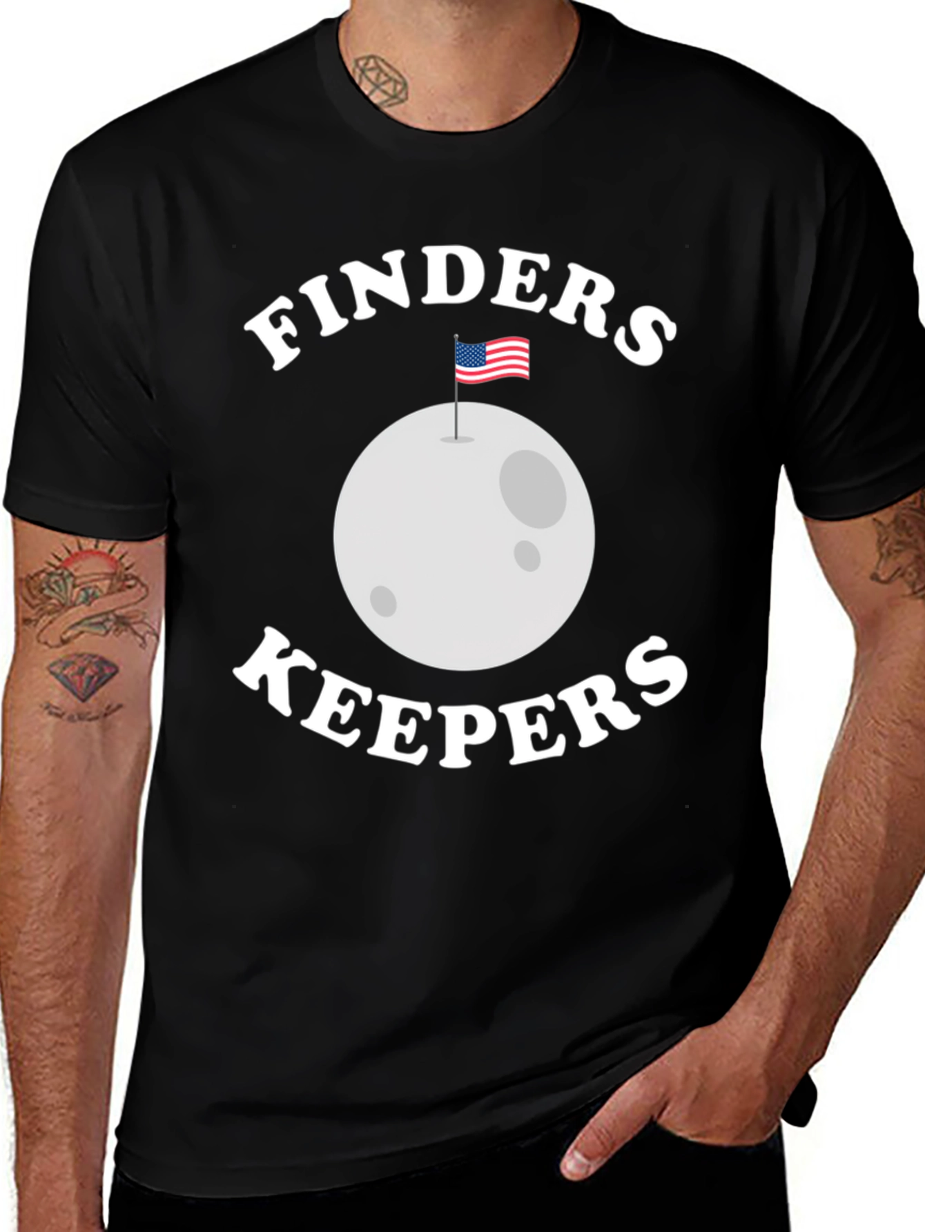 Variant 23 of Finders Keepers Moon Landing T-Shirt