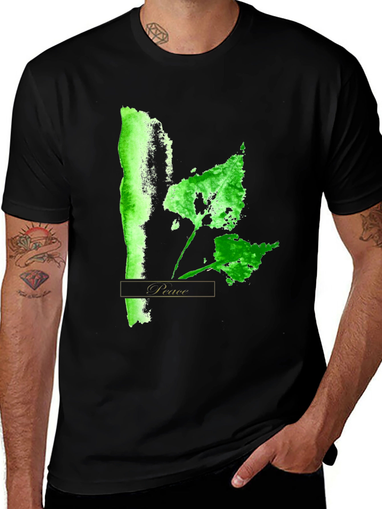 Variant 15 of Green Peace Graphic Tee - Stylish & Comfy