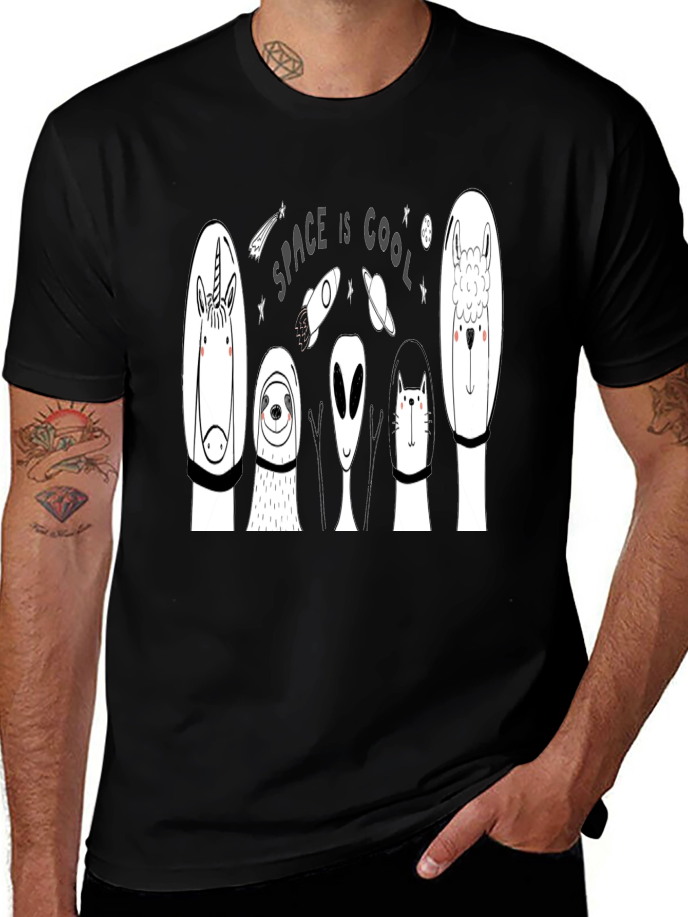 Variant 6 of Space Is Cool Graphic Tee