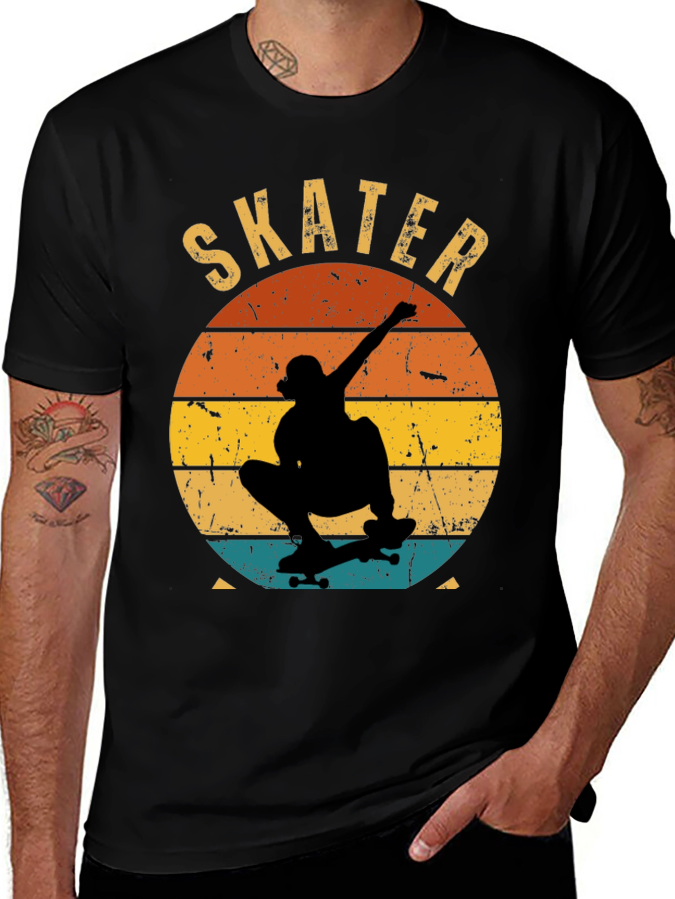 Variant 17 of Vintage Skater Graphic Tee - Retro Style