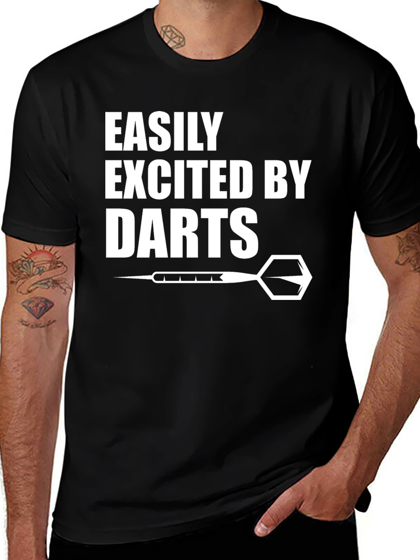 Variant 25 of Easily Excited By Darts T-Shirt